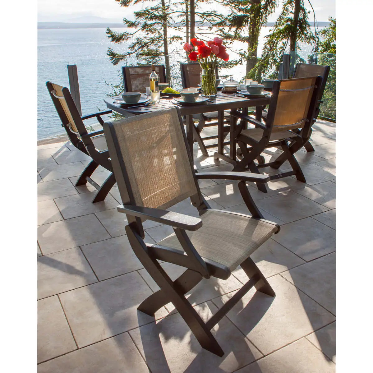 Coastal Folding Dining Chair 33