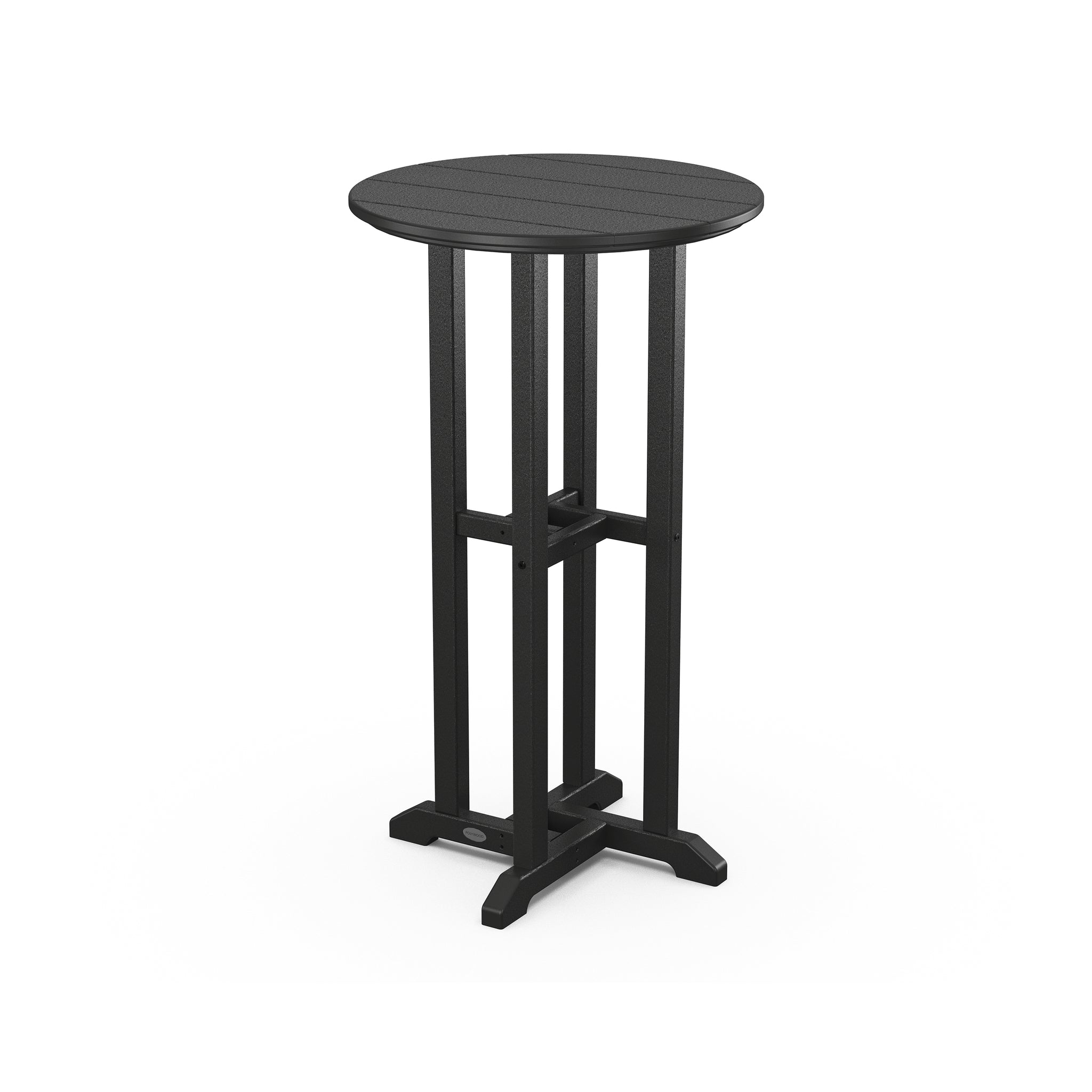 POLYWOOD Farmhouse 24" Round Bar Bistro Table 1