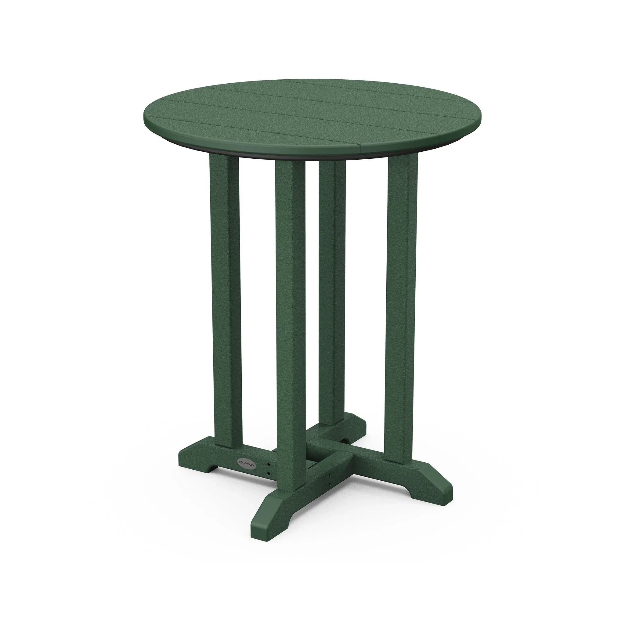POLYWOOD Farmhouse 24" Round Bistro Table 3
