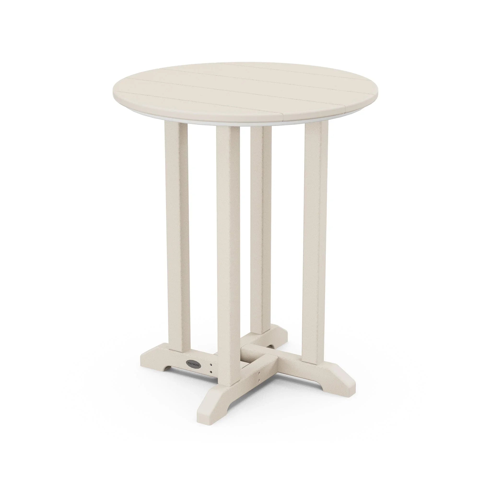 POLYWOOD Farmhouse 24" Round Bistro Table 7