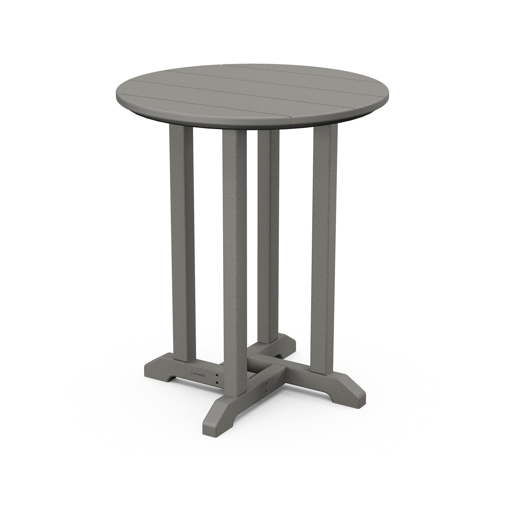 POLYWOOD Farmhouse 24" Round Bistro Table 2
