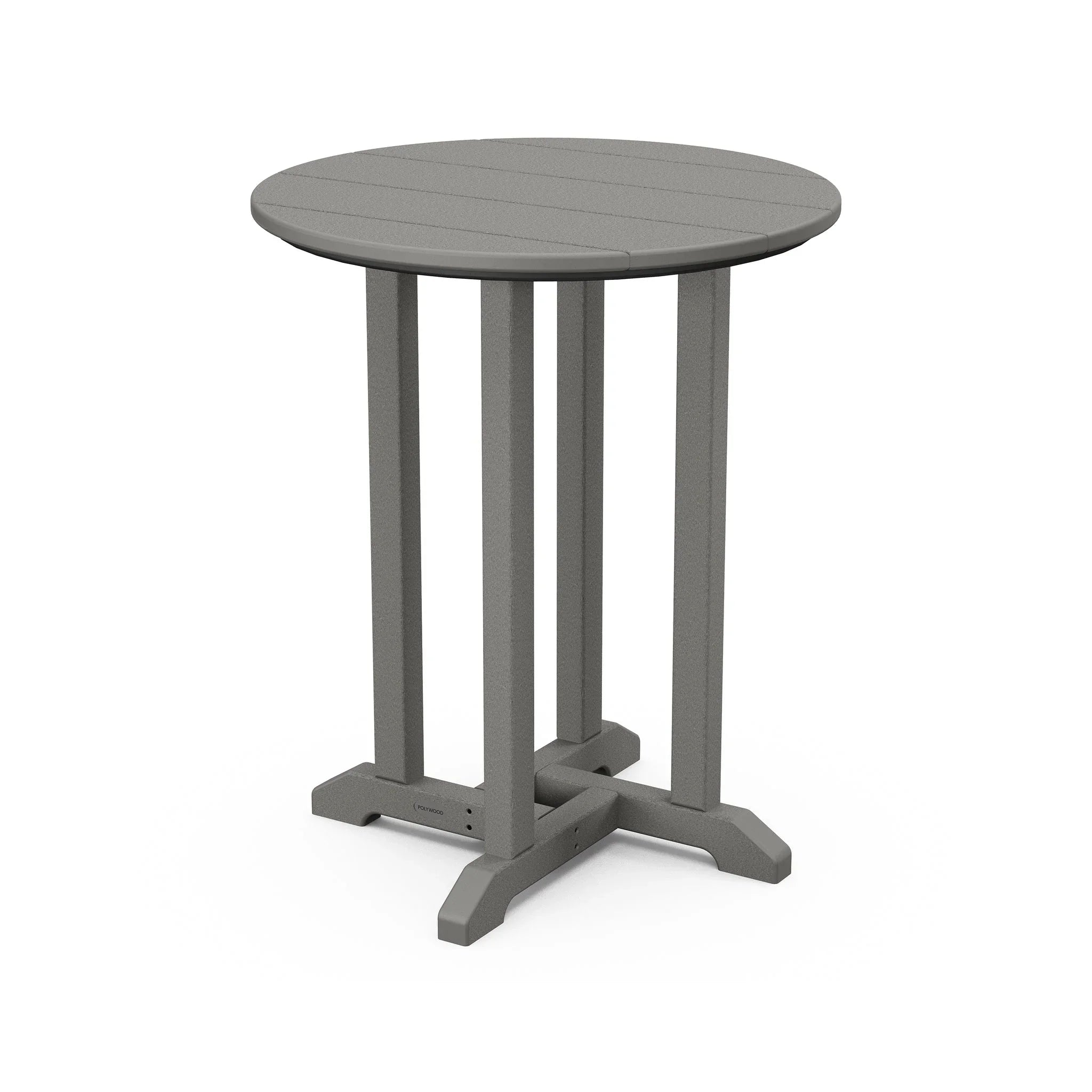 POLYWOOD Farmhouse 24" Round Bistro Table 2