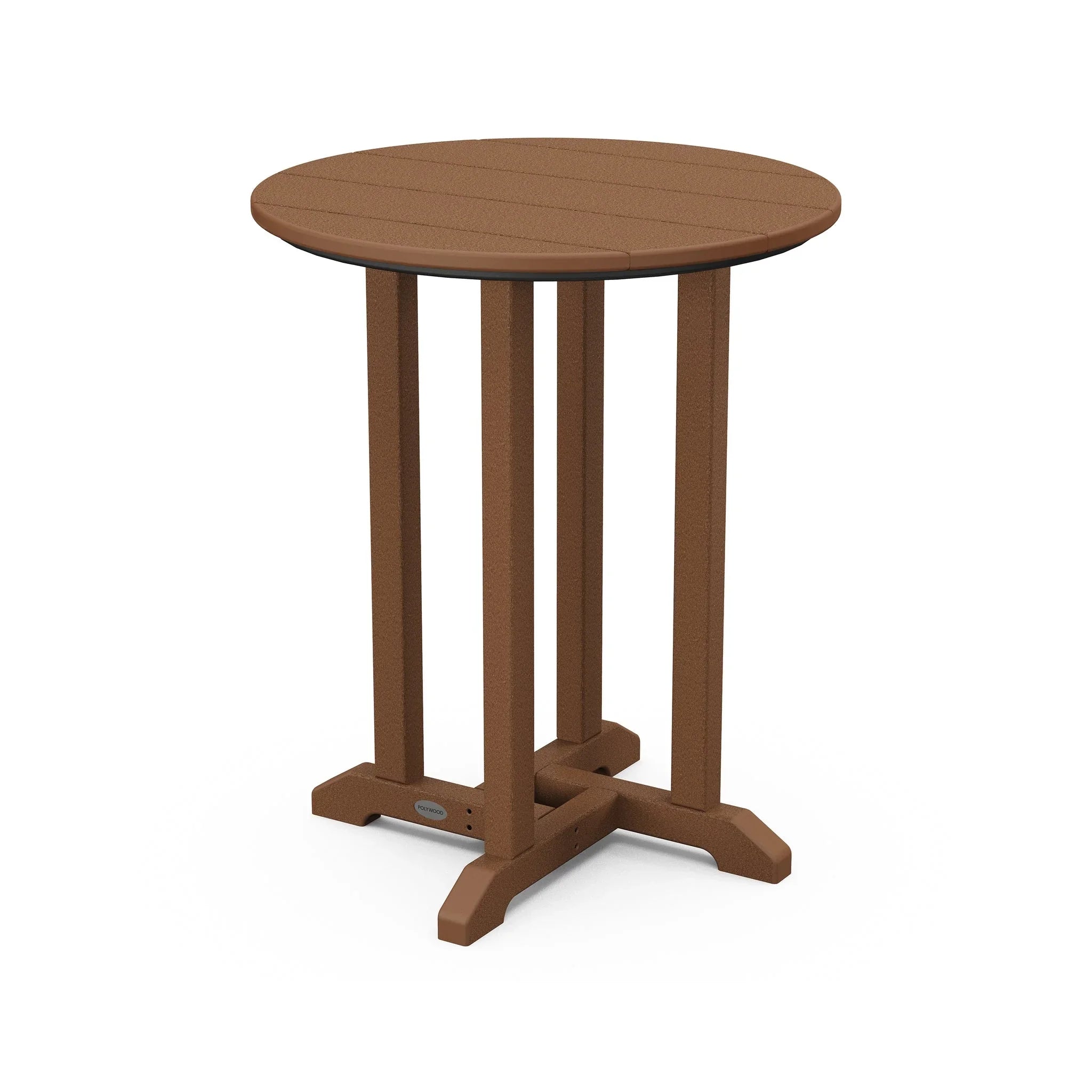 POLYWOOD Farmhouse 24" Round Bistro Table 5