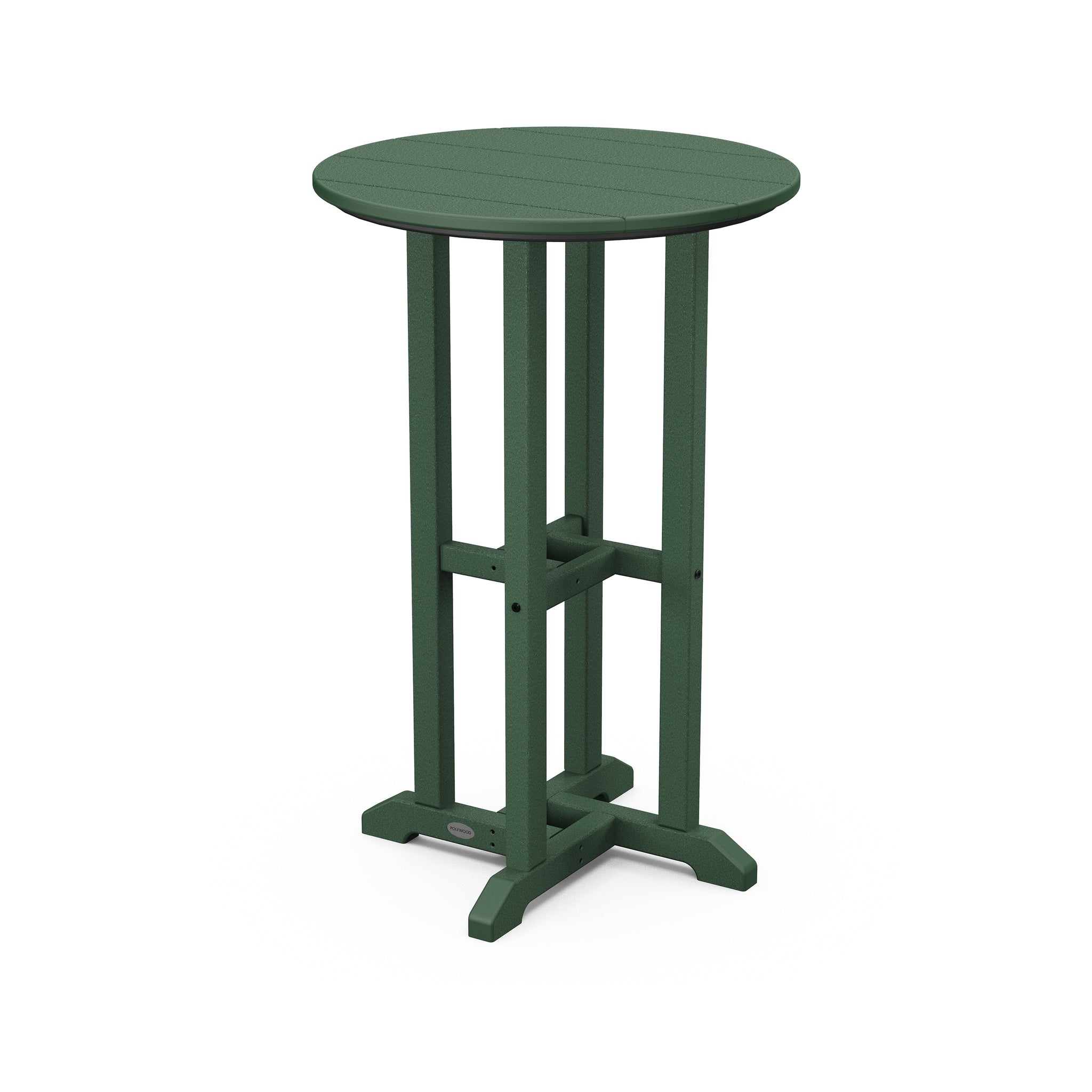 POLYWOOD Farmhouse 24" Round Counter Bistro Table 3