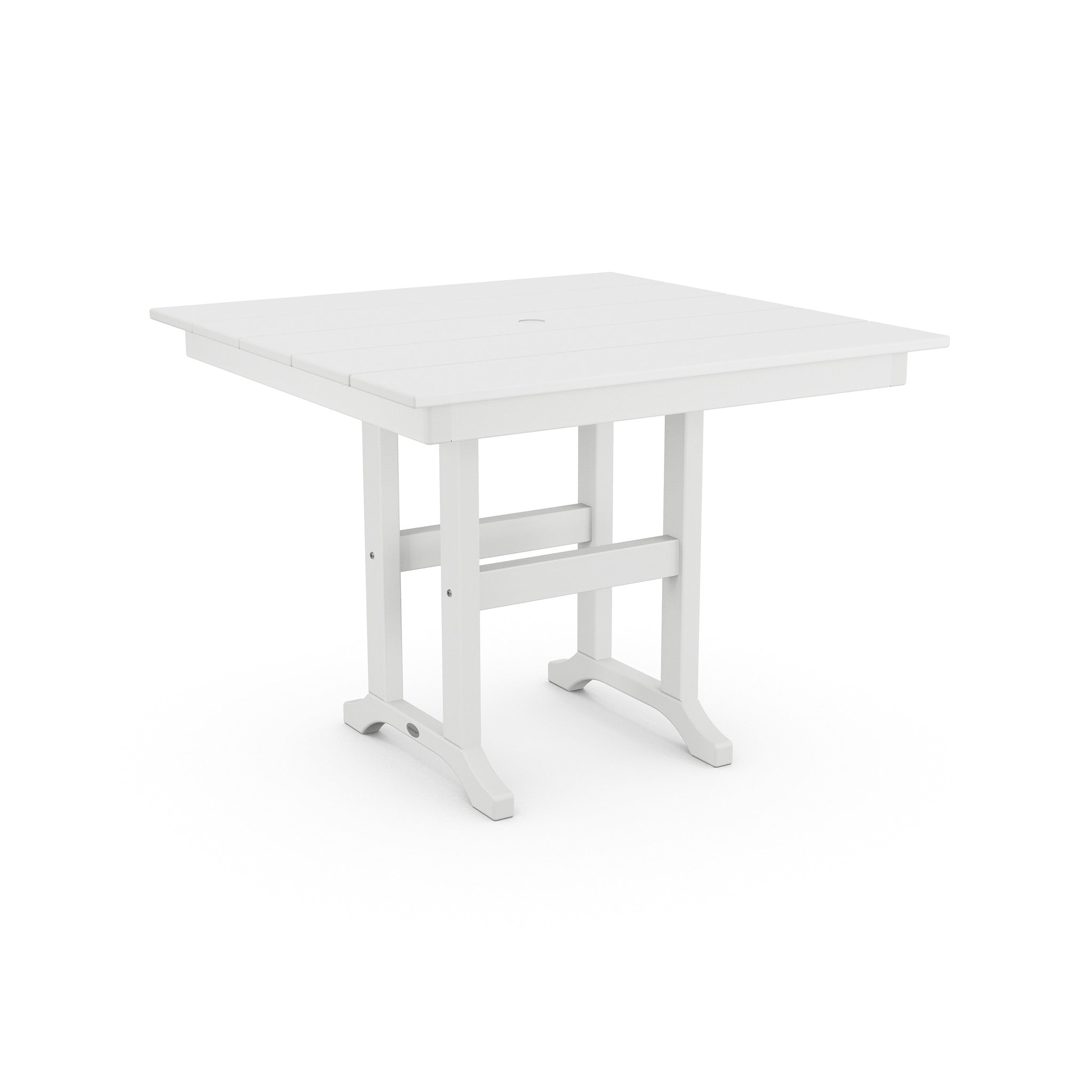 POLYWOOD Farmhouse 37" Square Dining Table 6