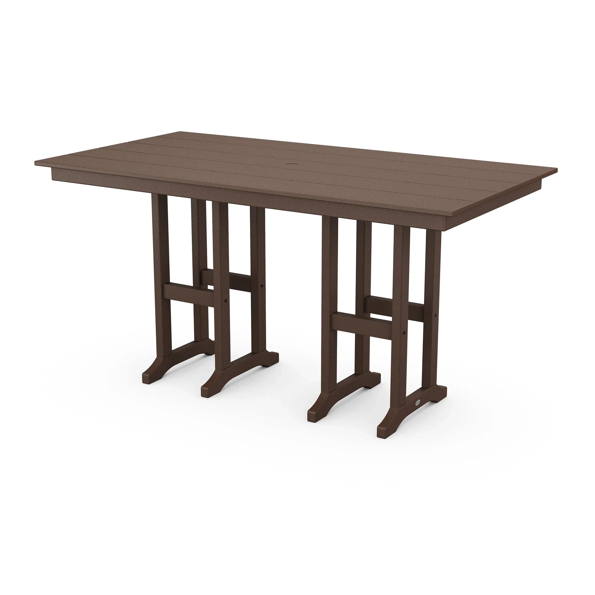 POLYWOOD Farmhouse 37" x 72" Counter Table 4