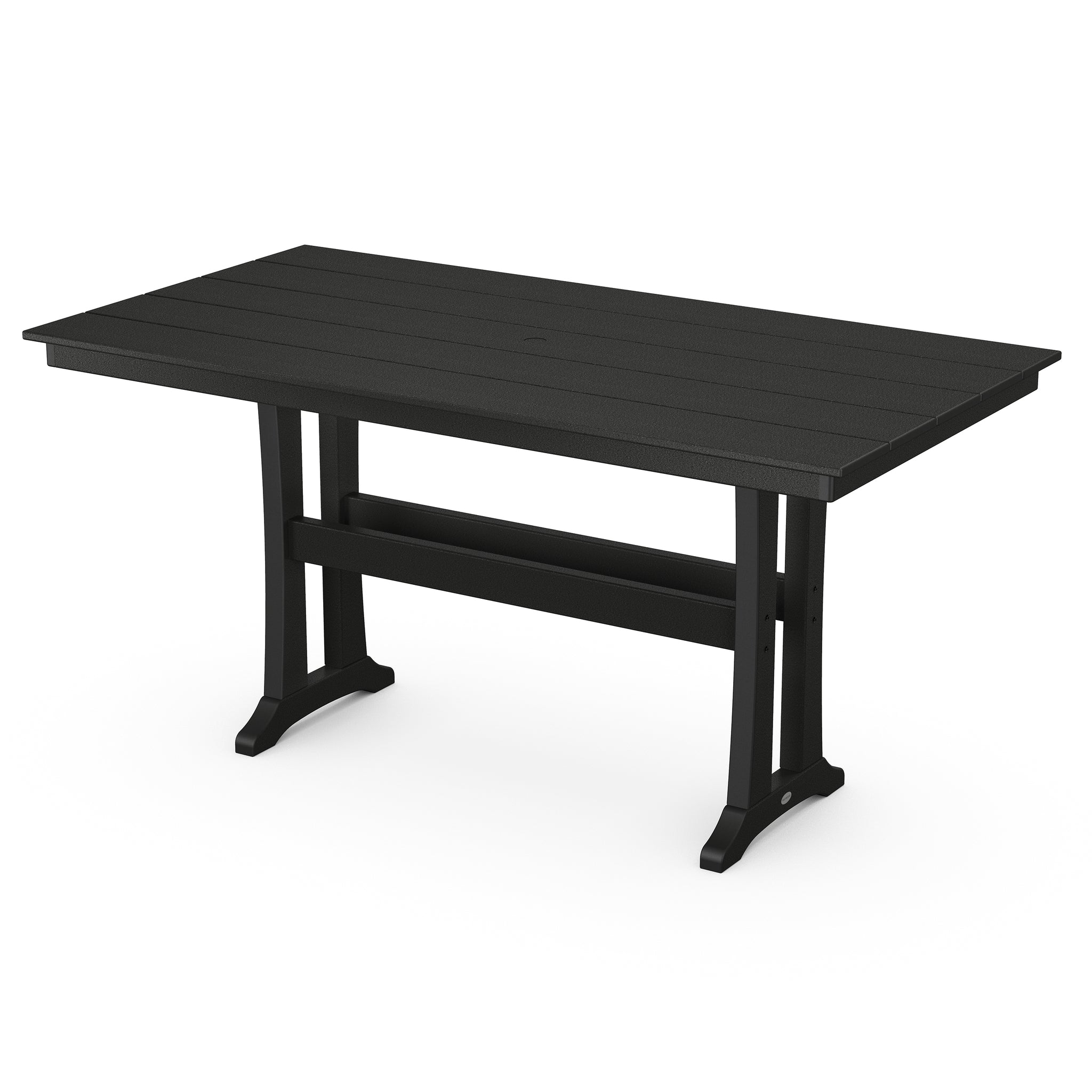 POLYWOOD Farmhouse Trestle 37" x 72" Counter Table 1
