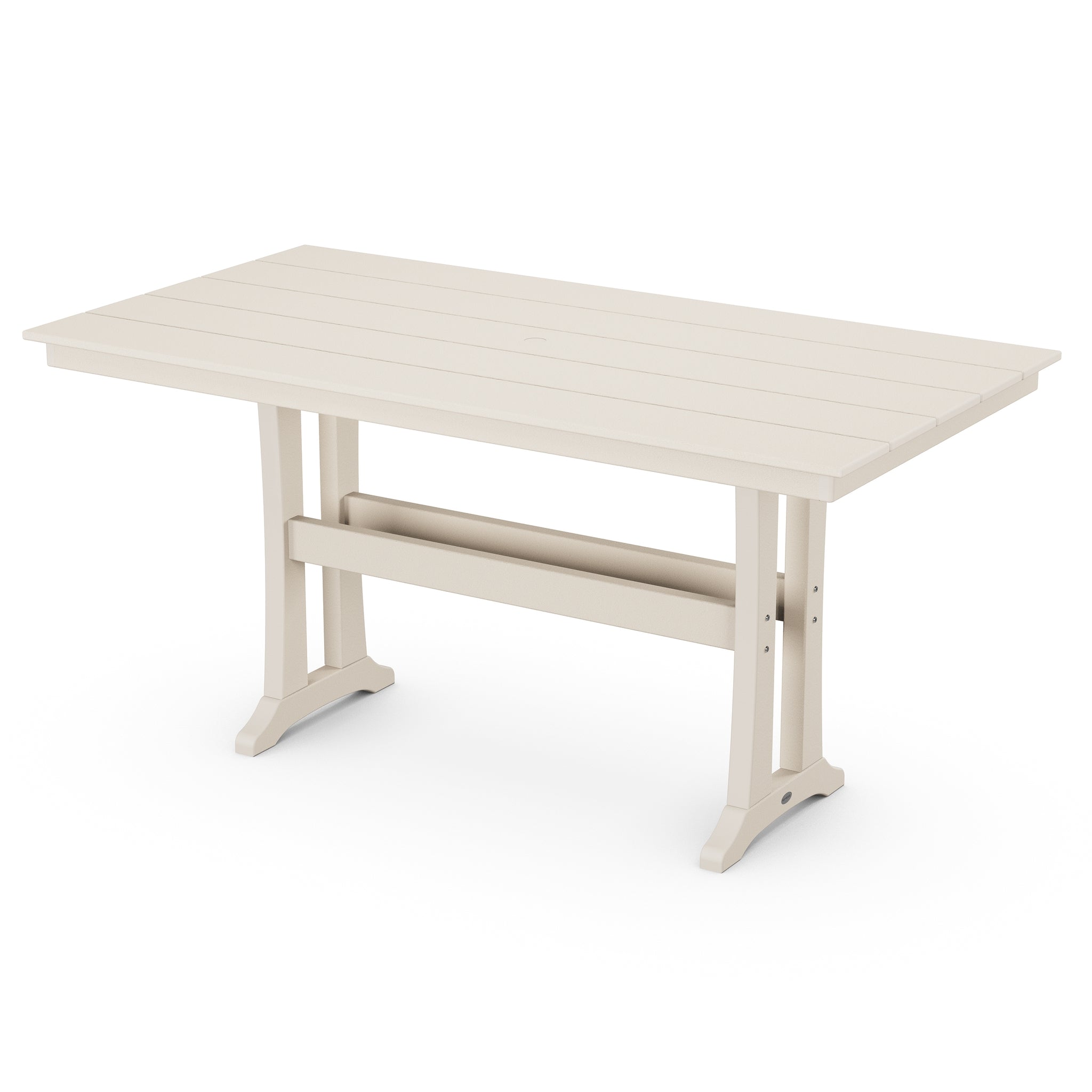 POLYWOOD Farmhouse Trestle 37" x 72" Counter Table 7
