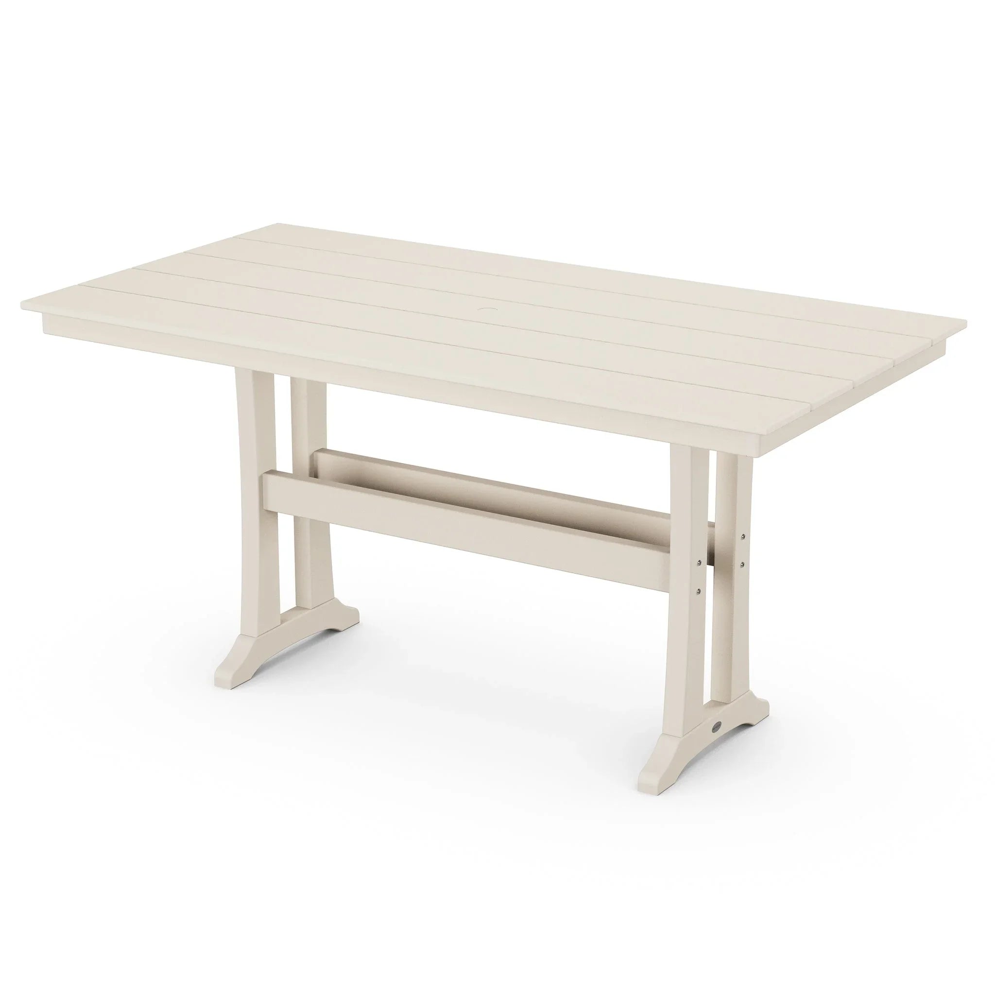 POLYWOOD Farmhouse Trestle 37" x 72" Counter Table 7