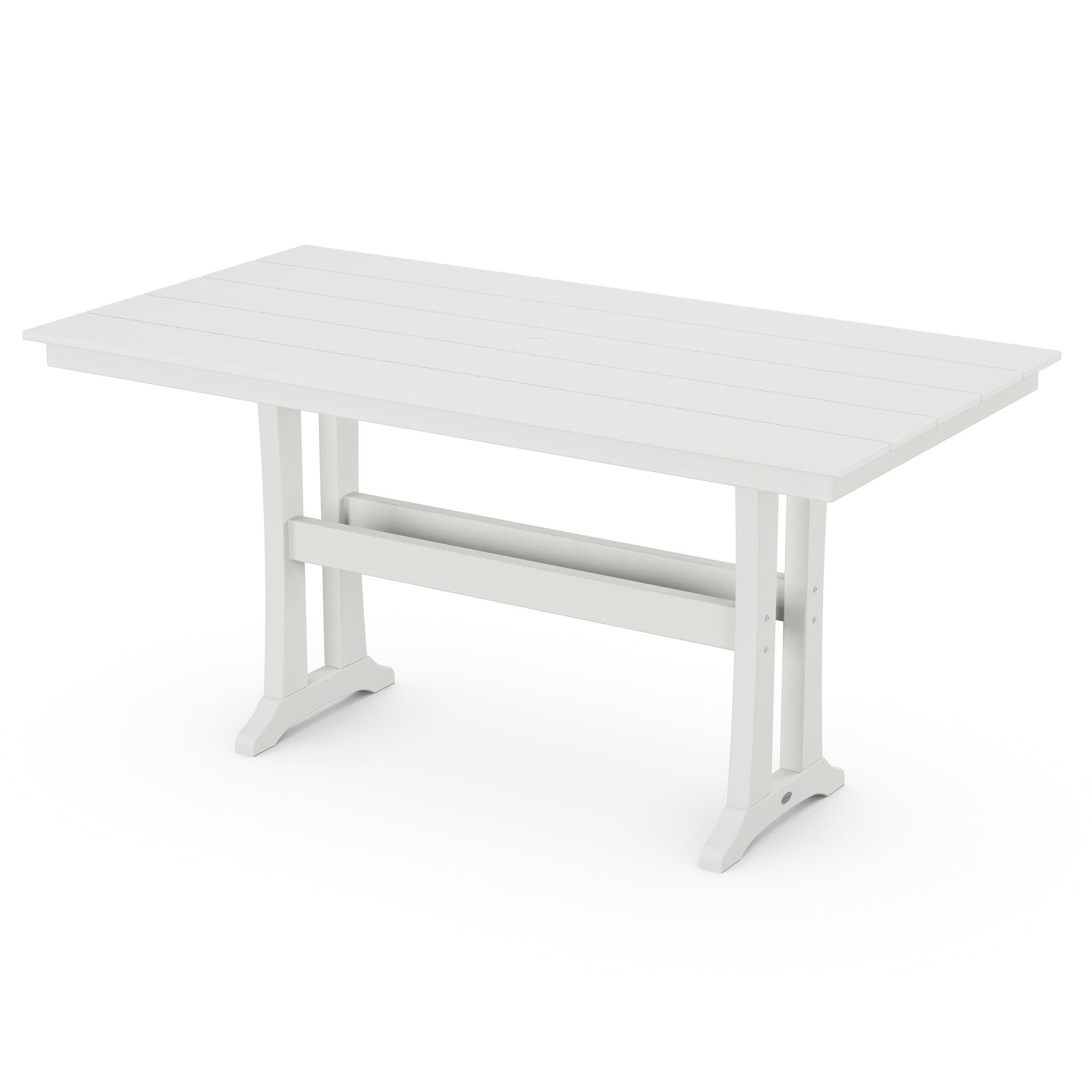 POLYWOOD Farmhouse Trestle 37" x 72" Counter Table 10