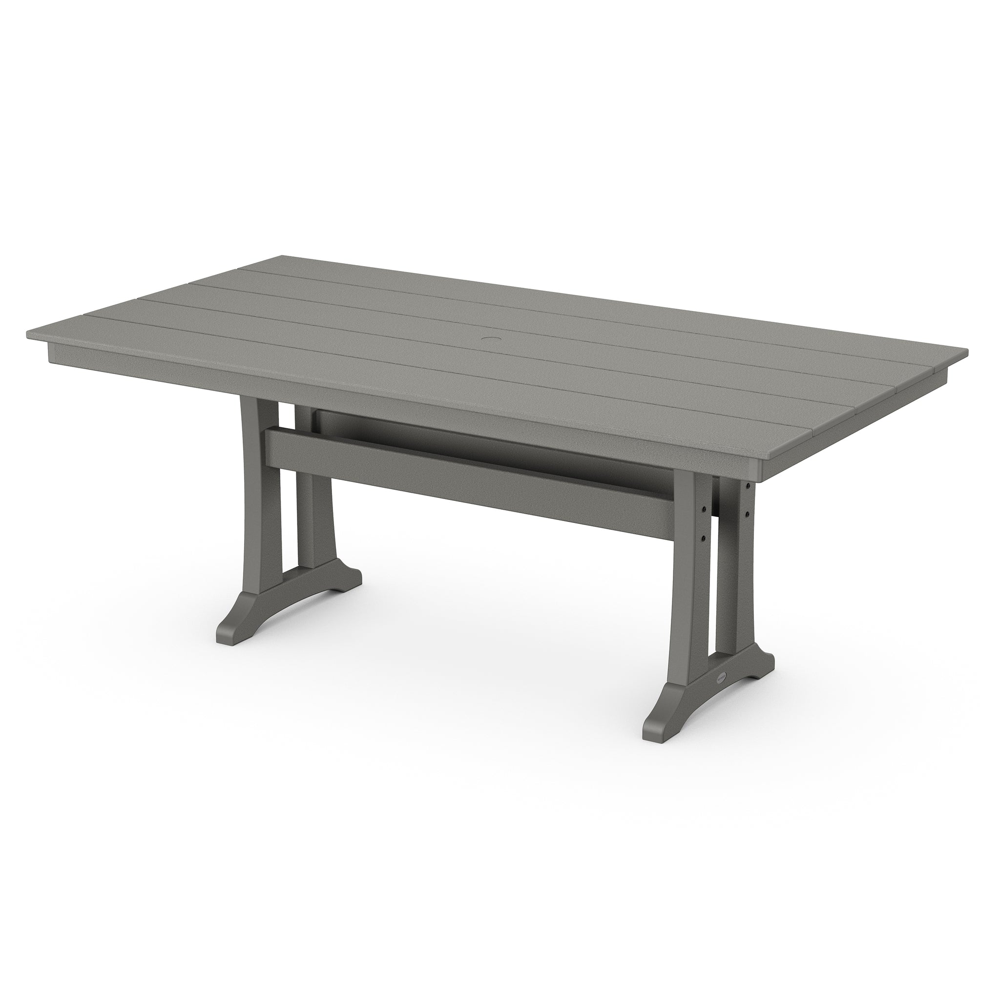 POLYWOOD Farmhouse Trestle 37" x 72" Dining Table 2