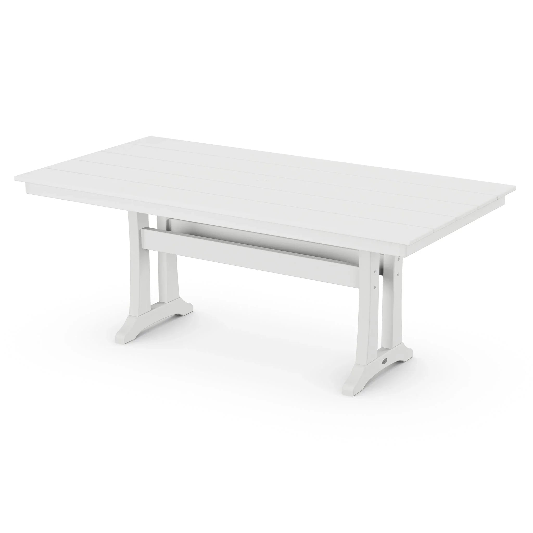 POLYWOOD Farmhouse Trestle 37" x 72" Dining Table 6