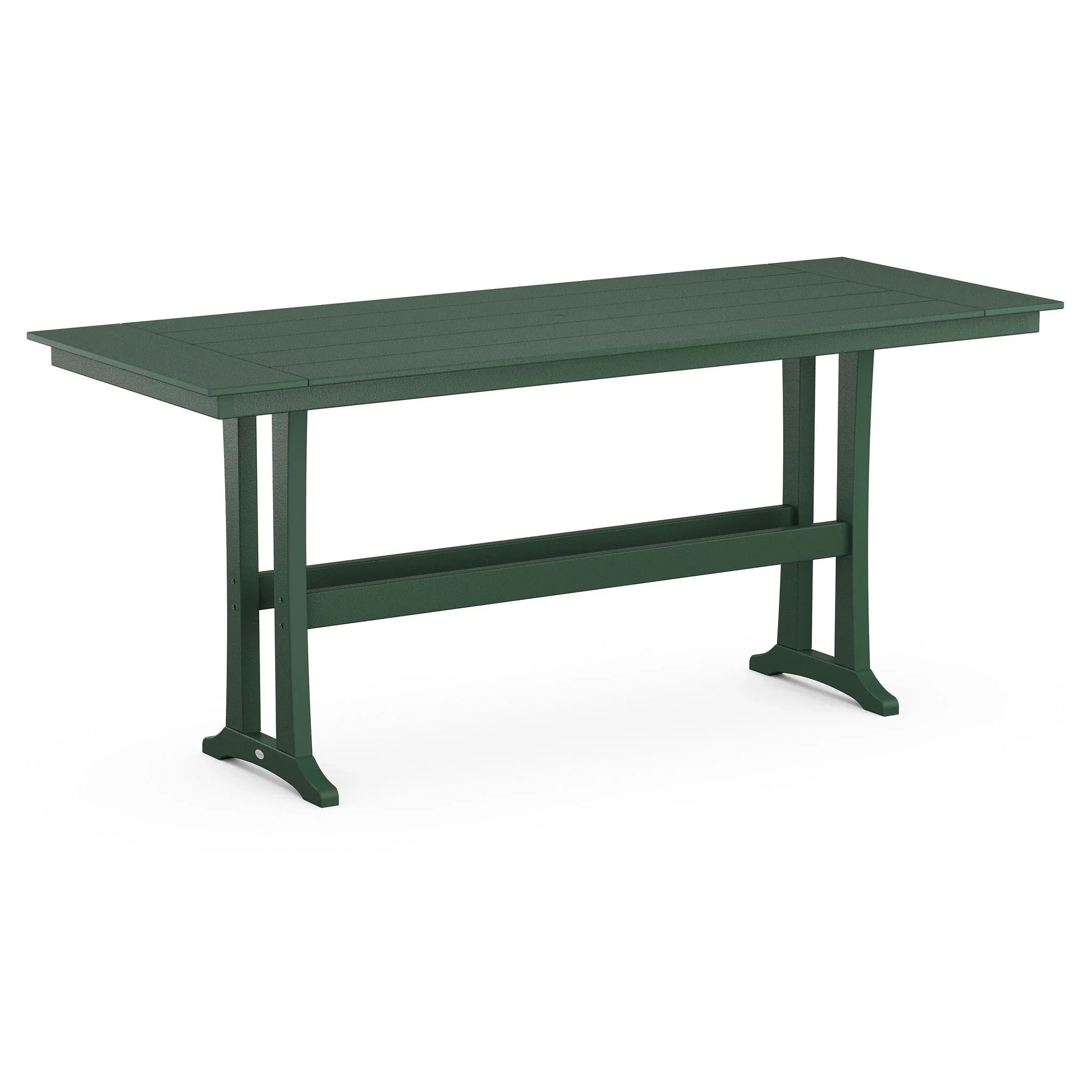 POLYWOOD Farmhouse Trestle 38" x 96" Bar Table 3