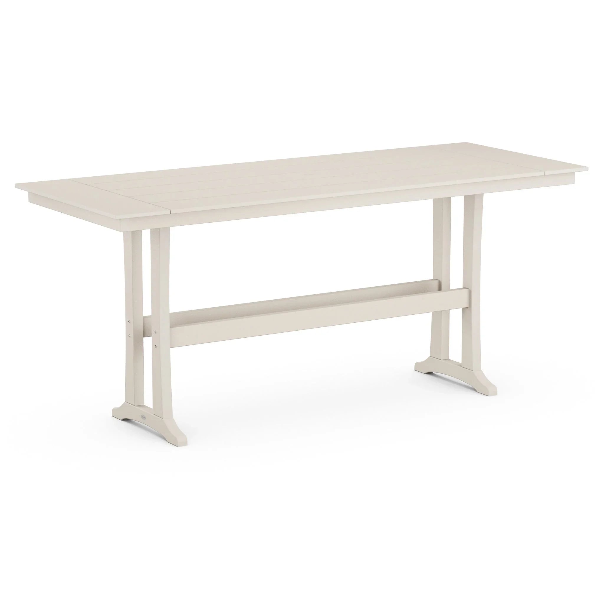 POLYWOOD Farmhouse Trestle 38" x 96" Bar Table 7