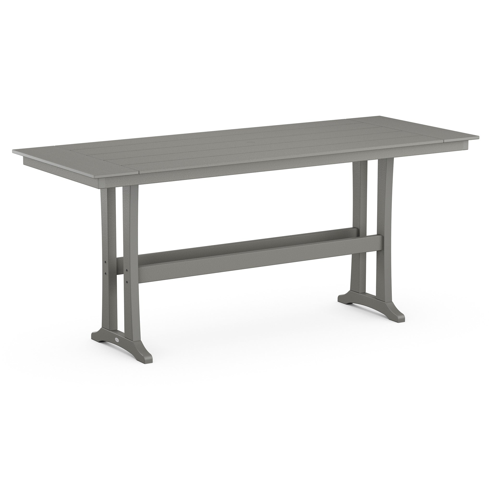 POLYWOOD Farmhouse Trestle 38" x 96" Bar Table 2