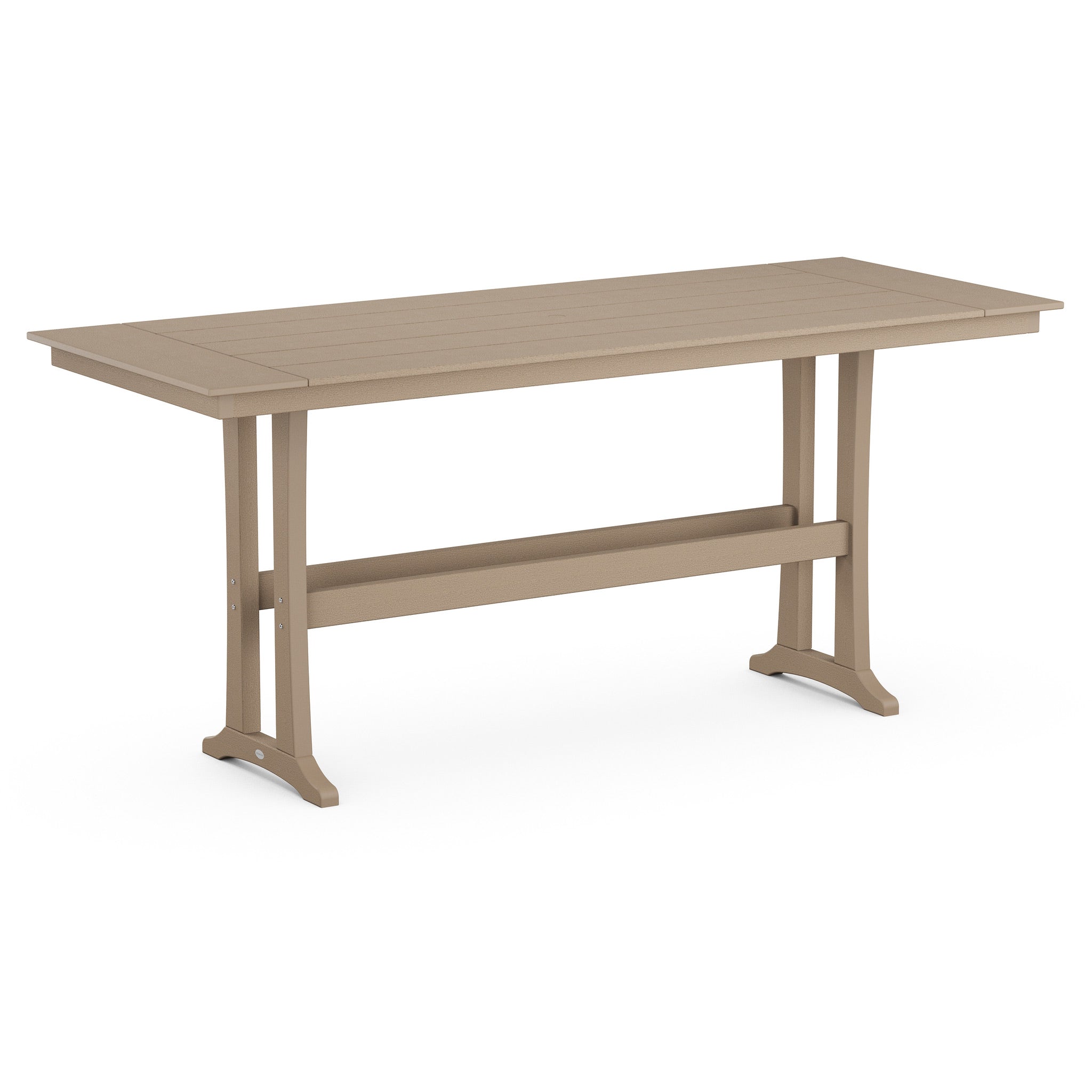 POLYWOOD Farmhouse Trestle 38" x 96" Bar Table 9