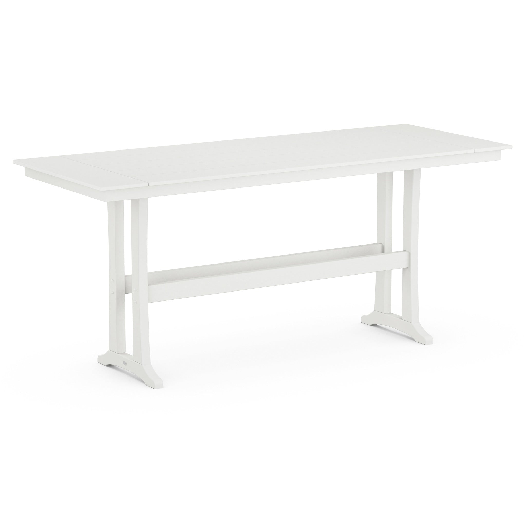 POLYWOOD Farmhouse Trestle 38" x 96" Bar Table 10