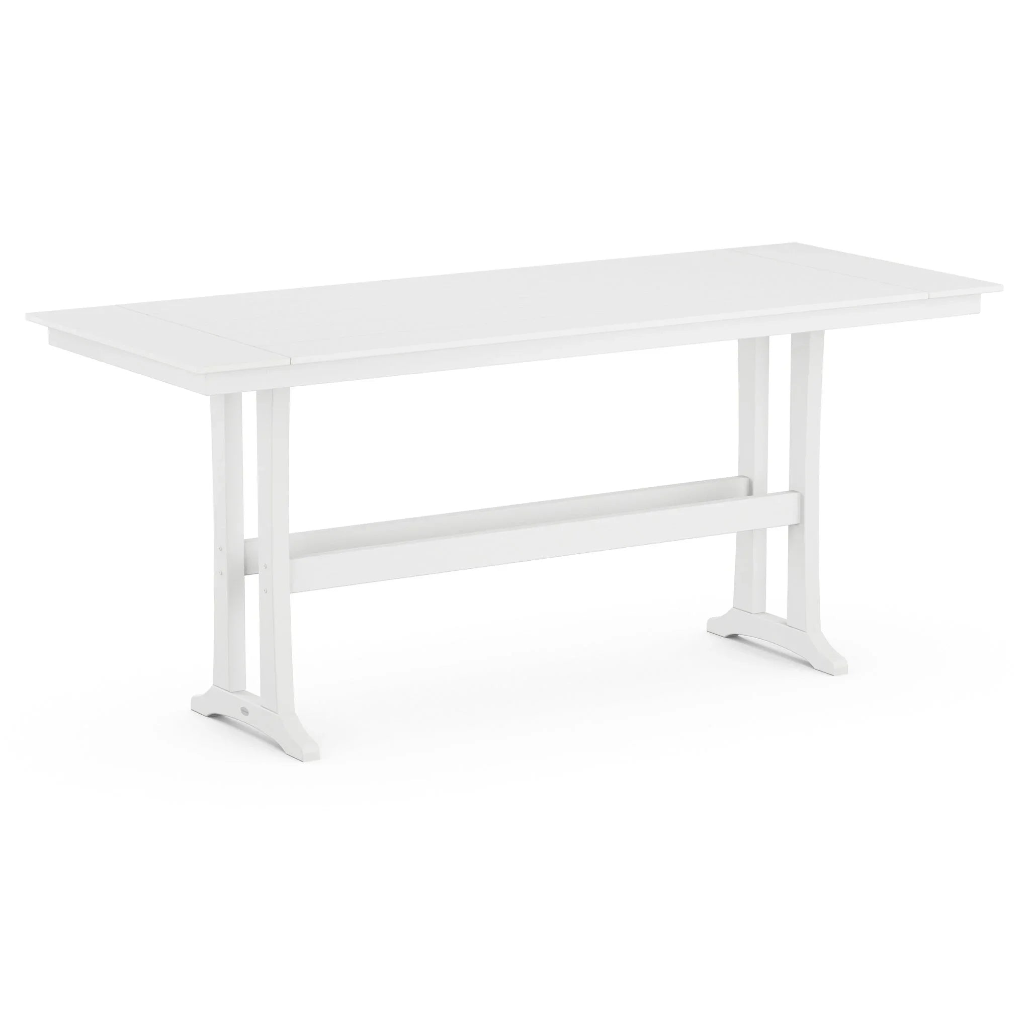 POLYWOOD Farmhouse Trestle 38" x 96" Bar Table 6