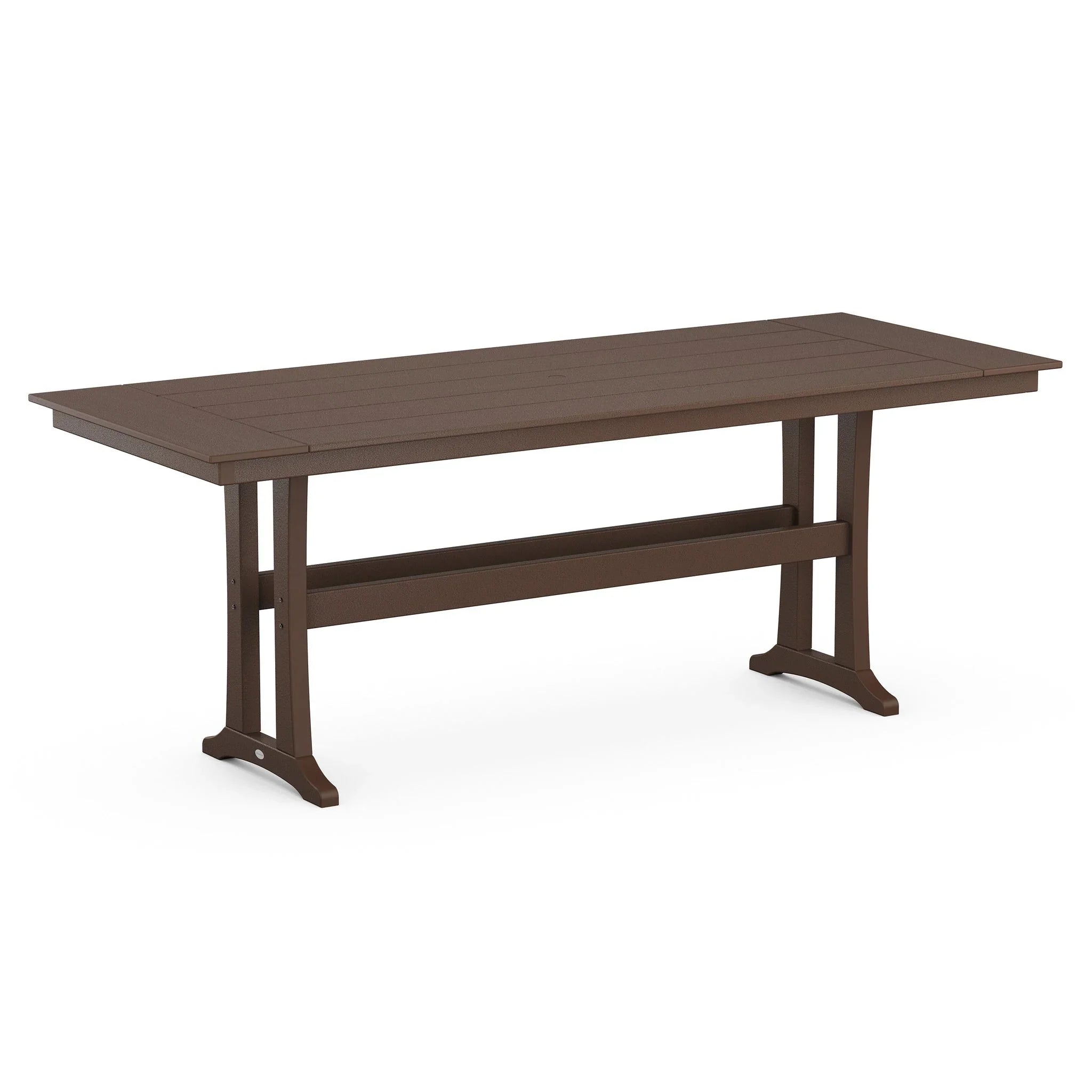 POLYWOOD Farmhouse Trestle 38" x 96" Counter Table 4