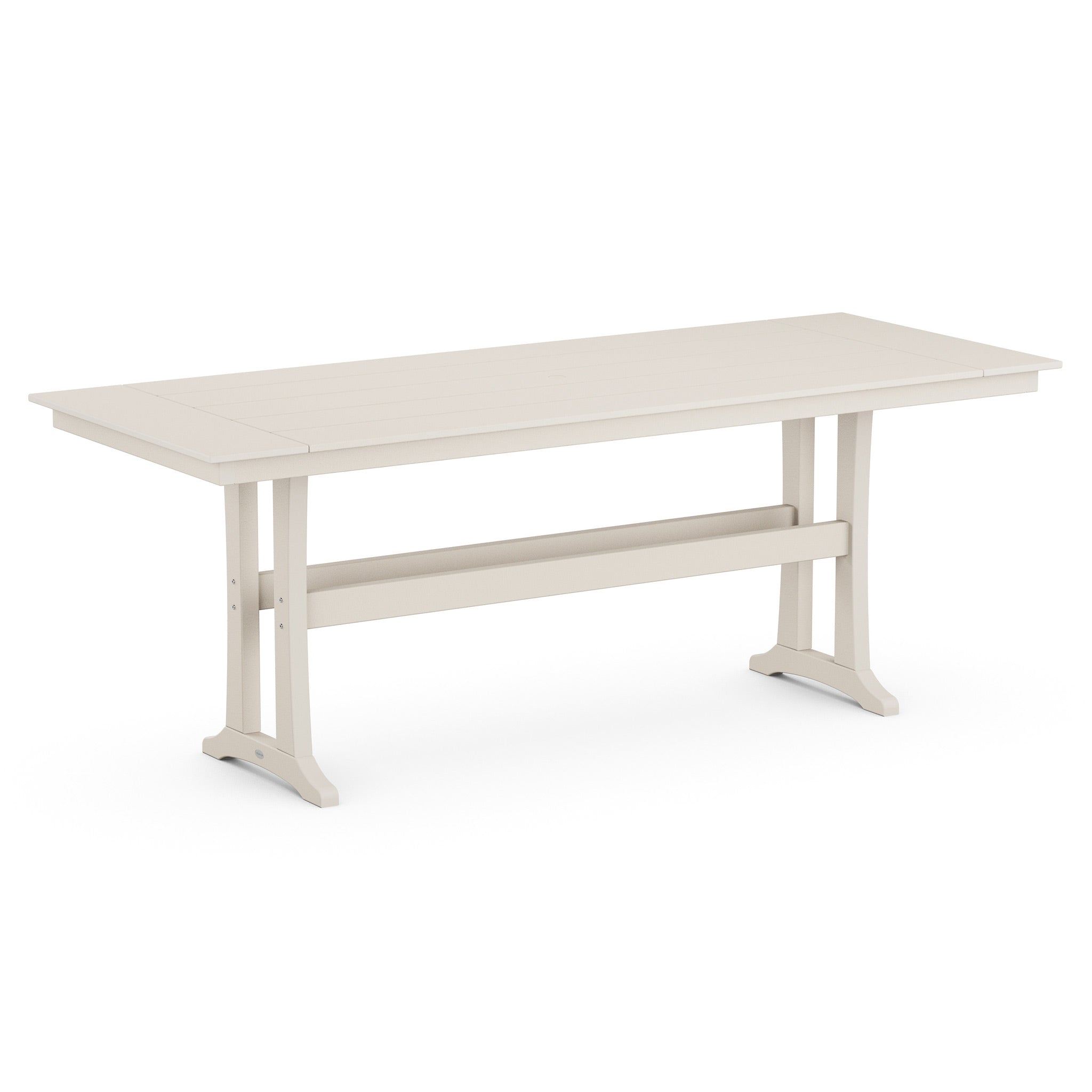 POLYWOOD Farmhouse Trestle 38" x 96" Counter Table 7