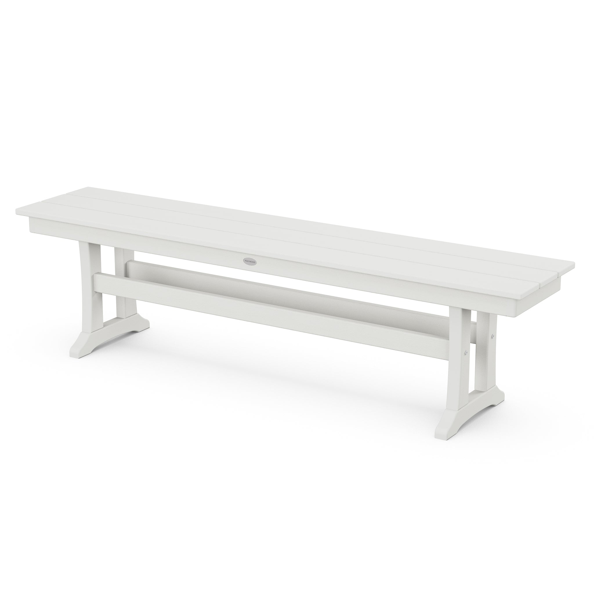 POLYWOOD Farmhouse Trestle 65" Bench 10