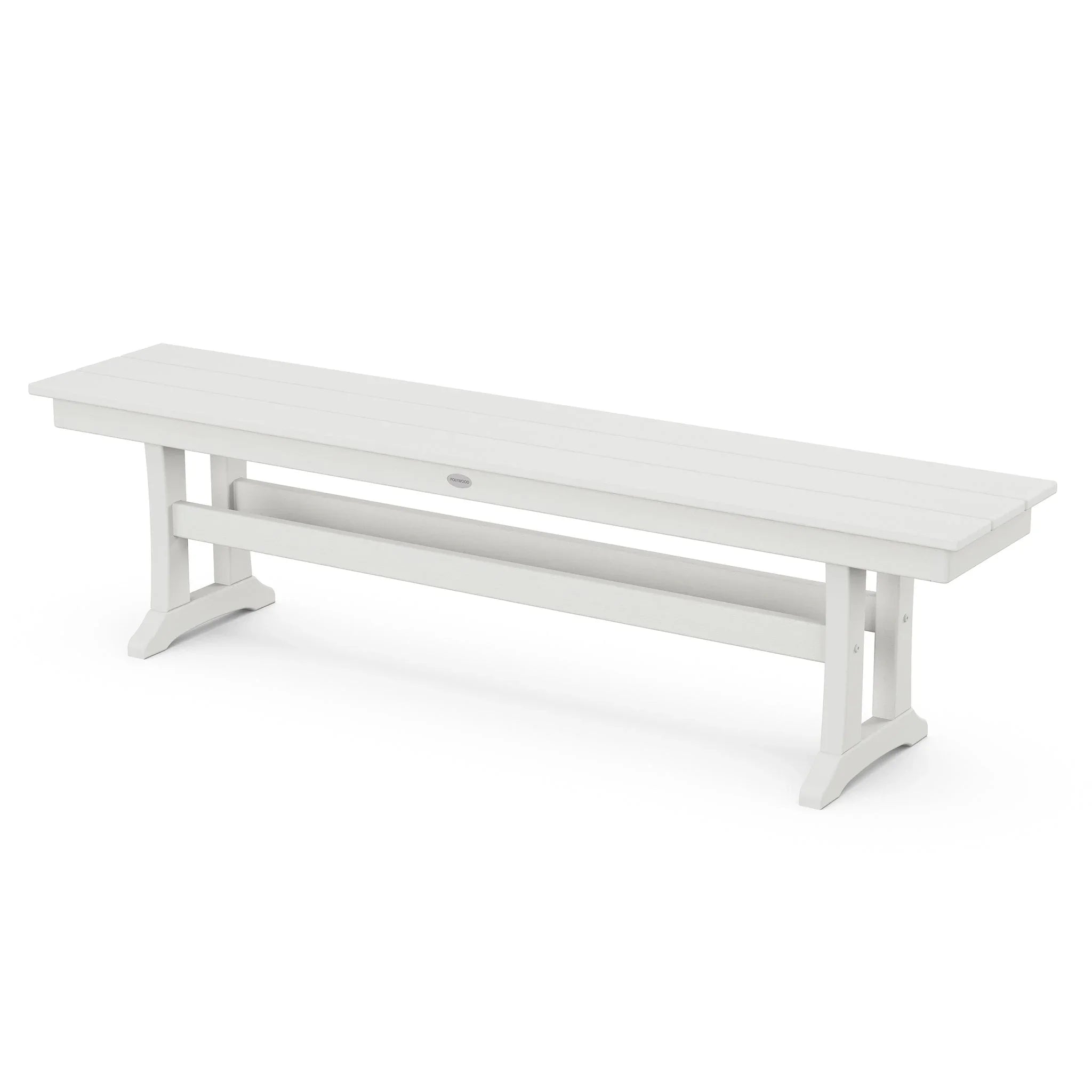 POLYWOOD Farmhouse Trestle 65" Bench 10