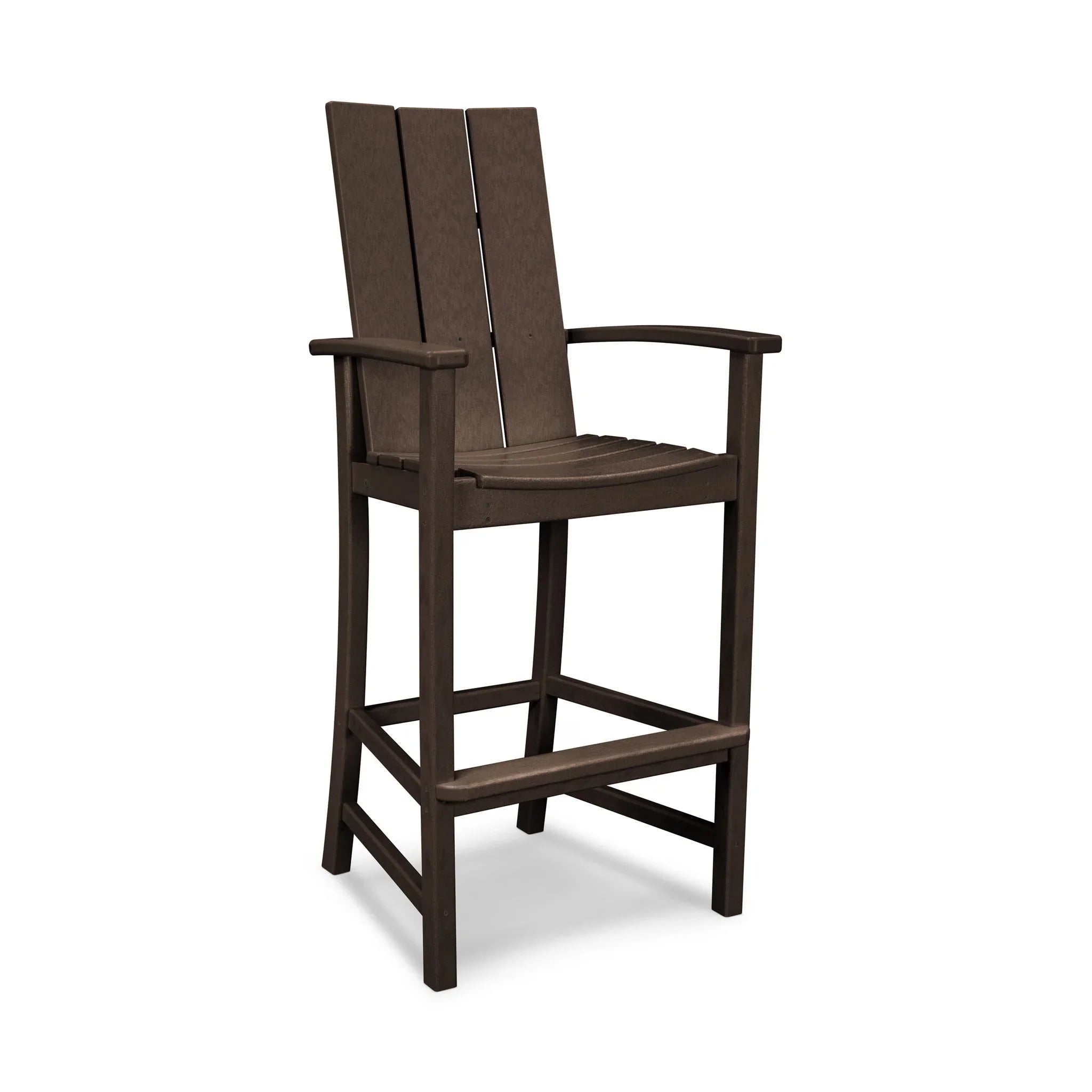 POLYWOOD Modern Adirondack Bar Chair 4