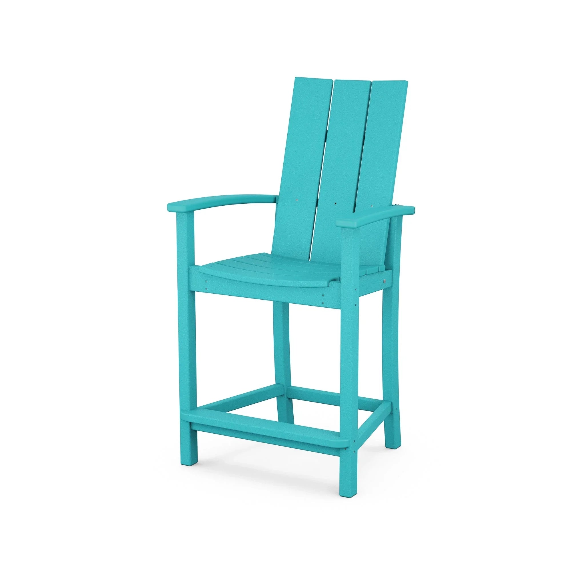 POLYWOOD Modern Adirondack Counter Chair 8