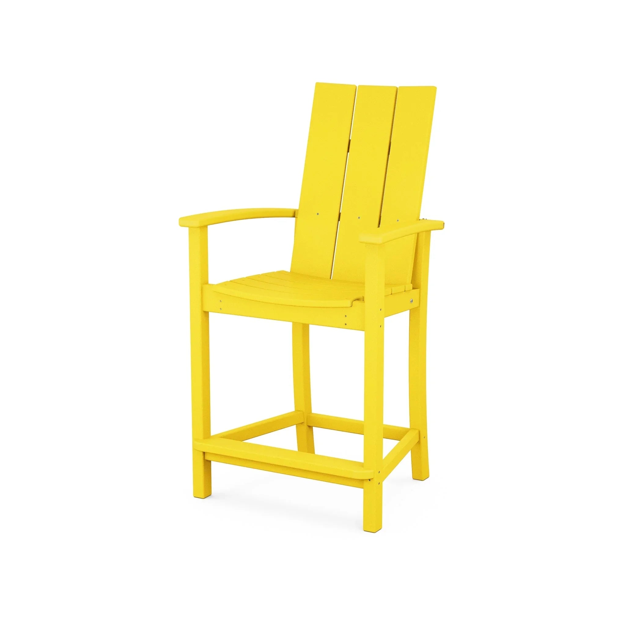 POLYWOOD Modern Adirondack Counter Chair 9