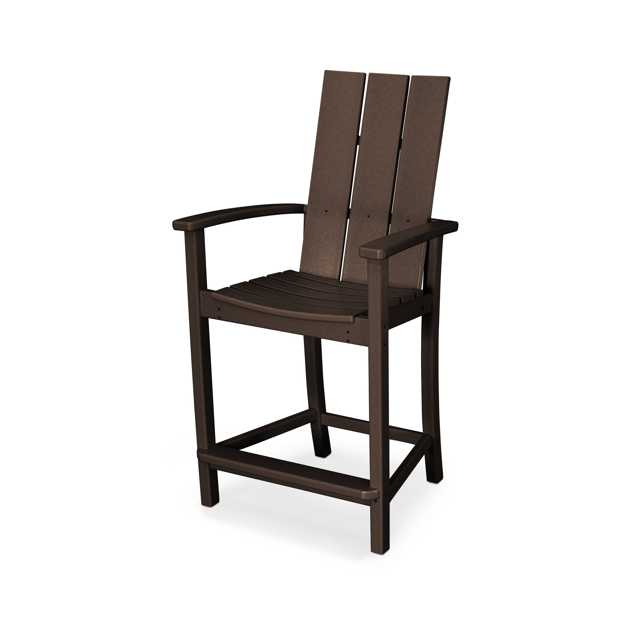 POLYWOOD Modern Adirondack Counter Chair 4