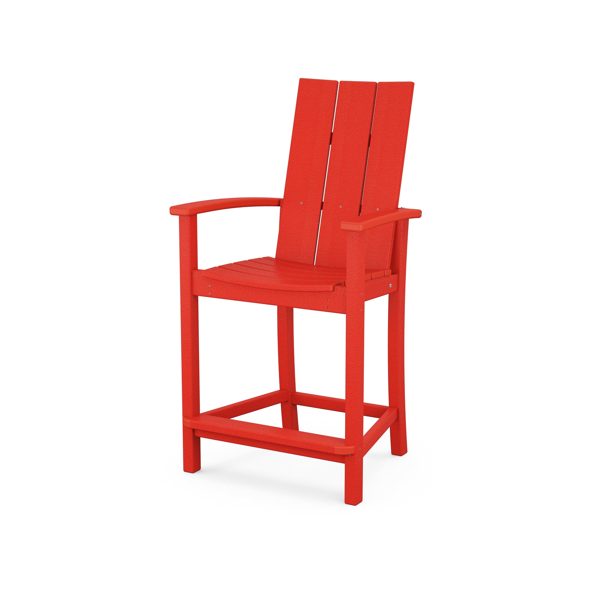 POLYWOOD Modern Adirondack Counter Chair 13