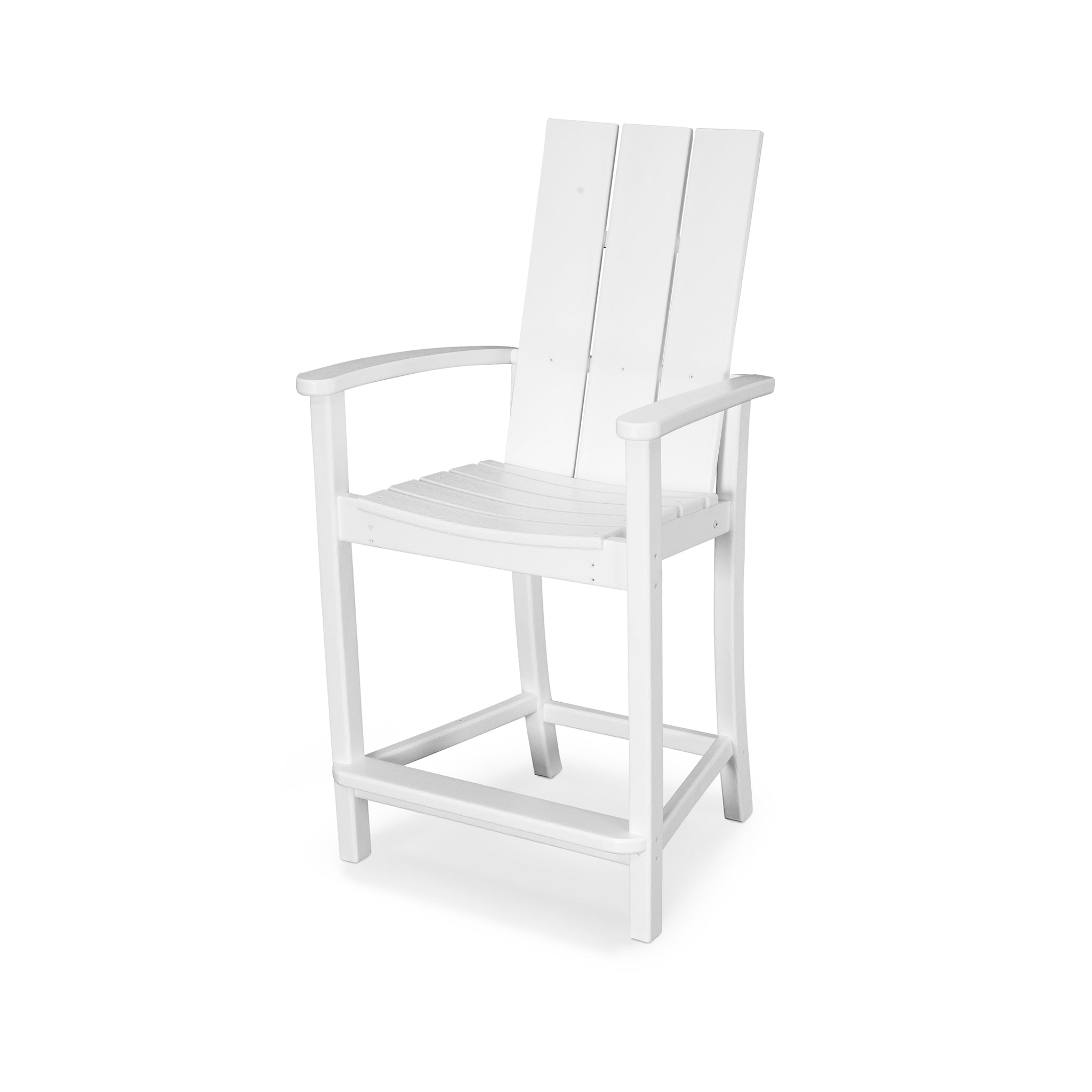 POLYWOOD Modern Adirondack Counter Chair 6