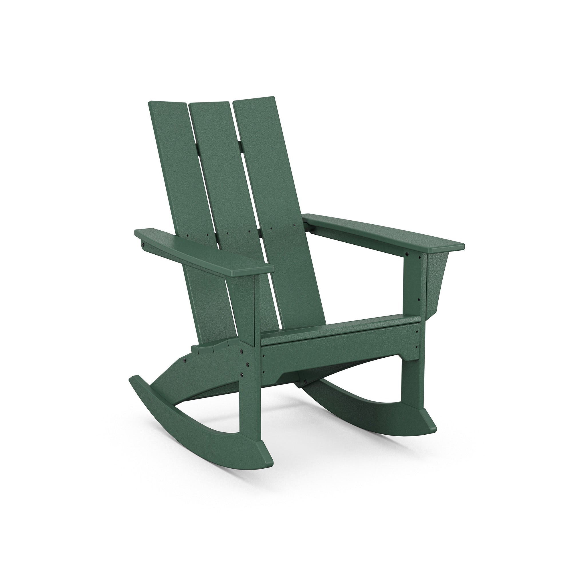 POLYWOOD Modern Adirondack High Back Rocking Chair 3