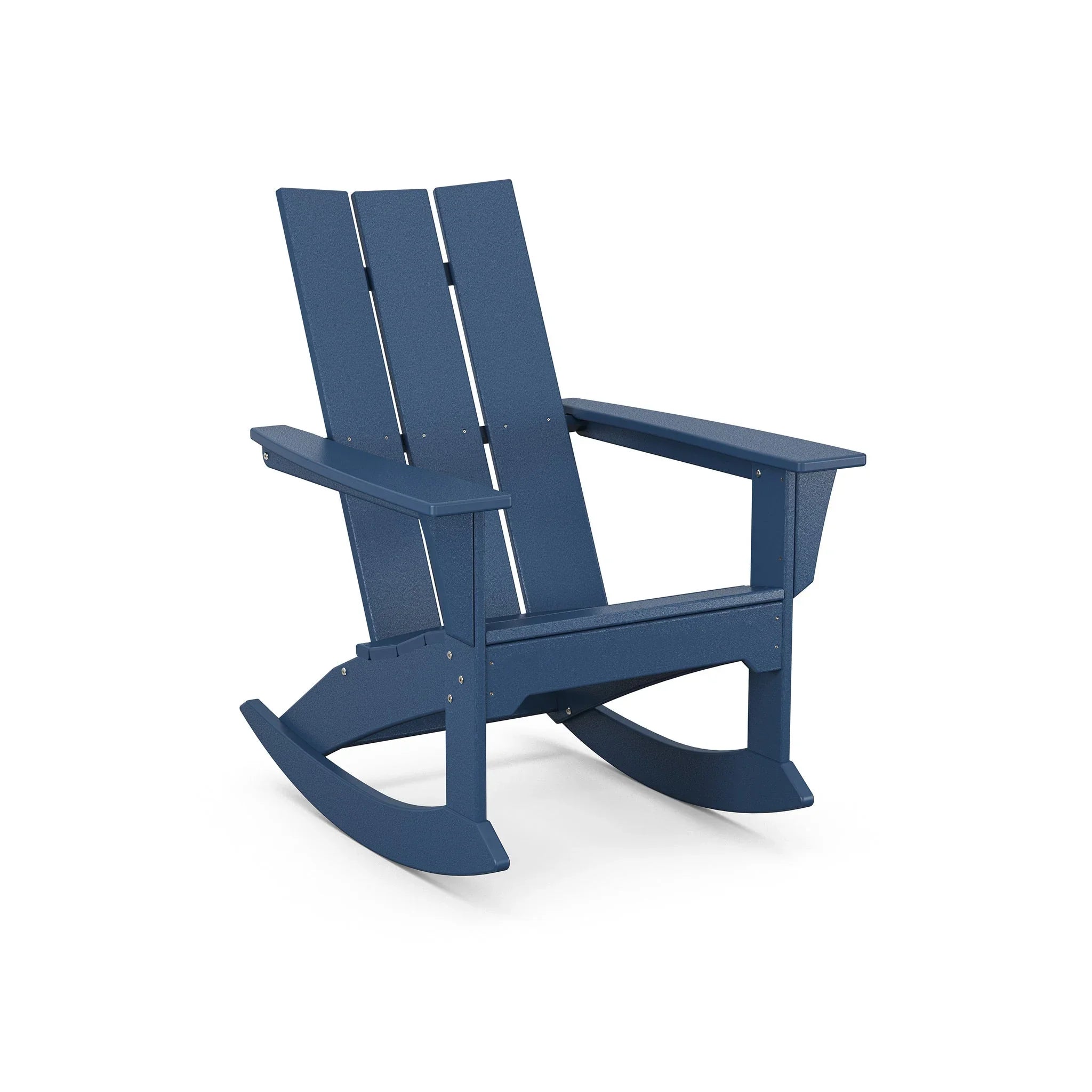 POLYWOOD Modern Adirondack High Back Rocking Chair 11