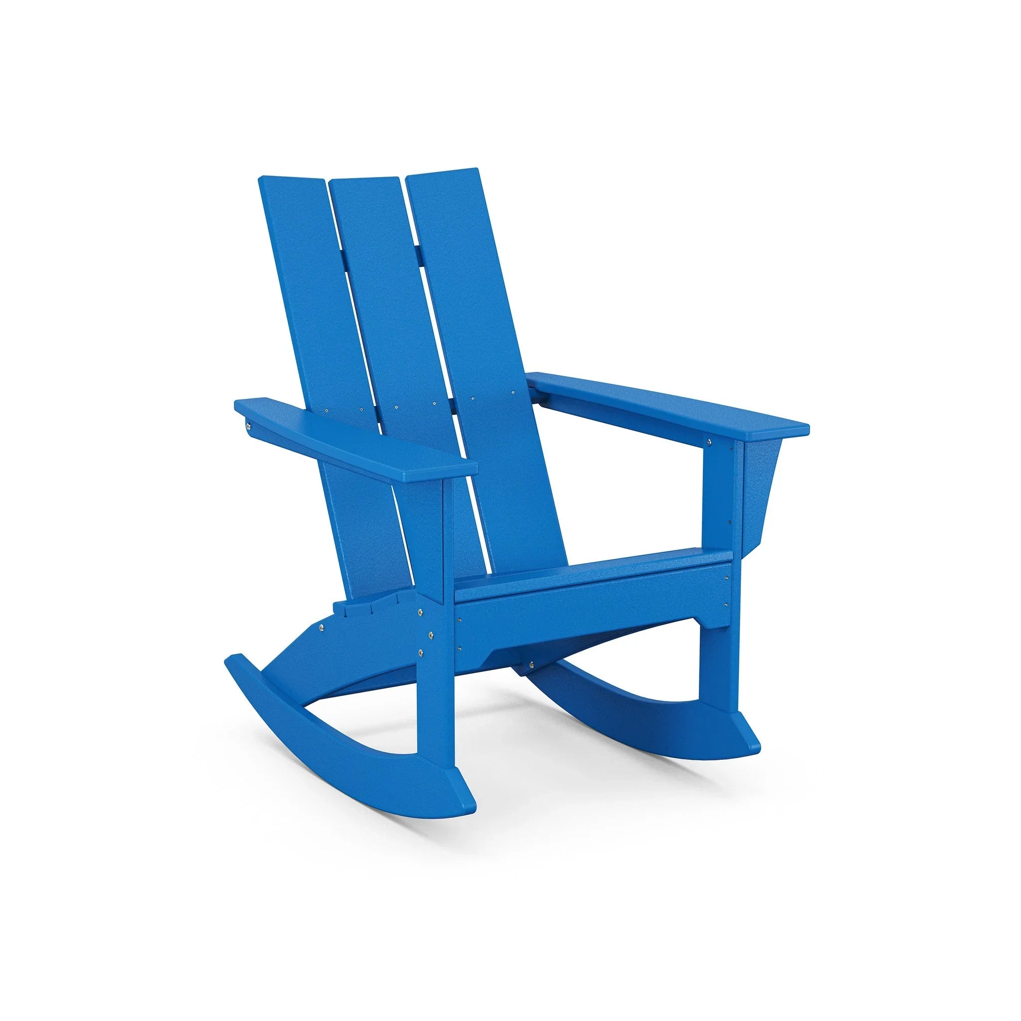 POLYWOOD Modern Adirondack High Back Rocking Chair 12