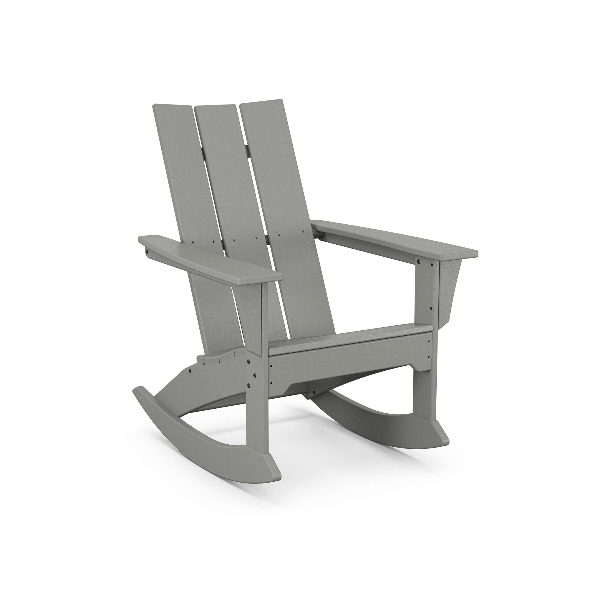 POLYWOOD Modern Adirondack High Back Rocking Chair 2