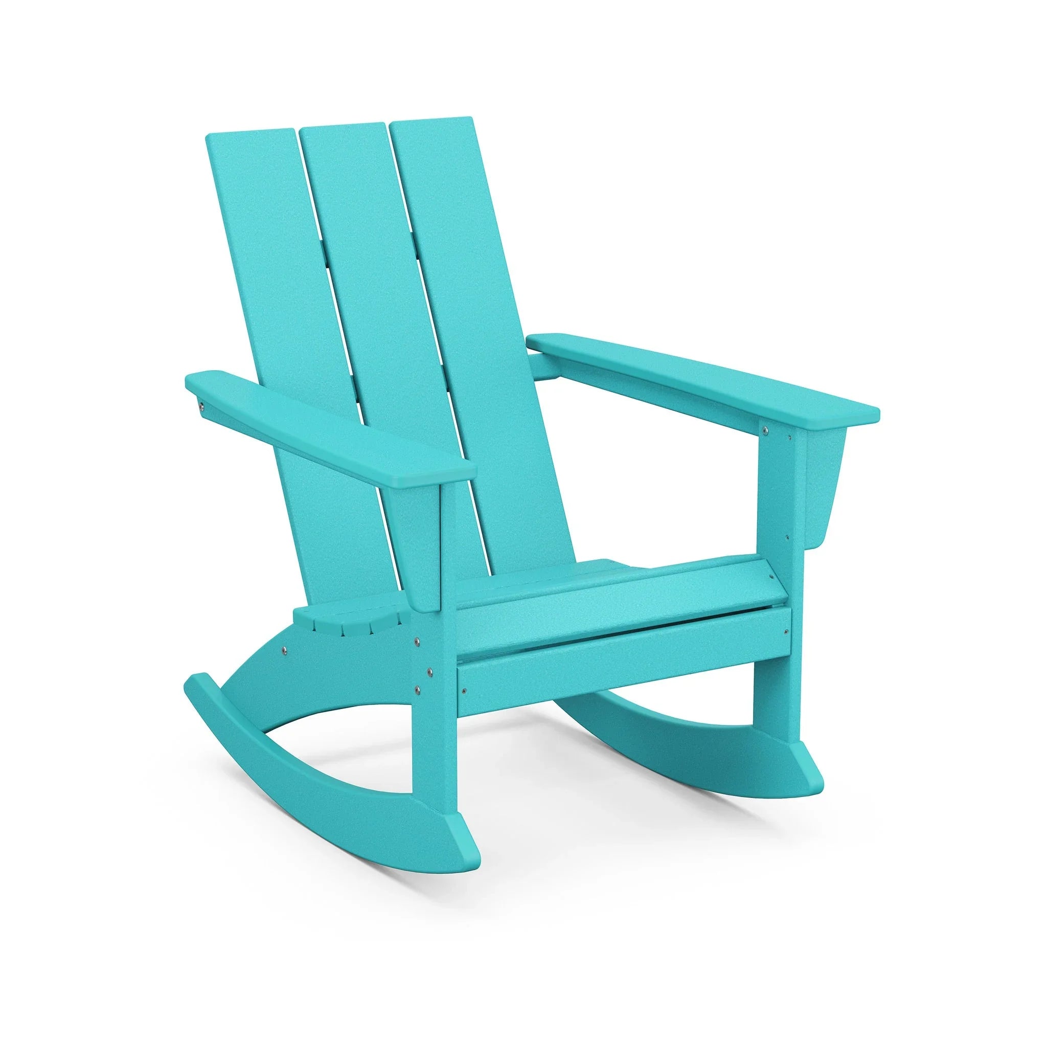 POLYWOOD Modern Adirondack Rocking Chair 8