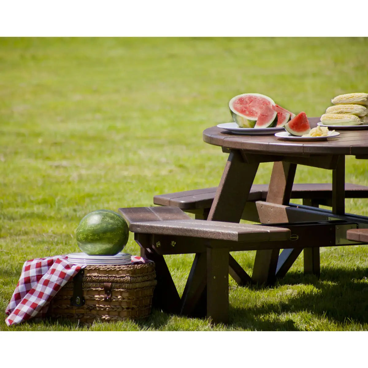 Park 53" Octagon Picnic Table 14