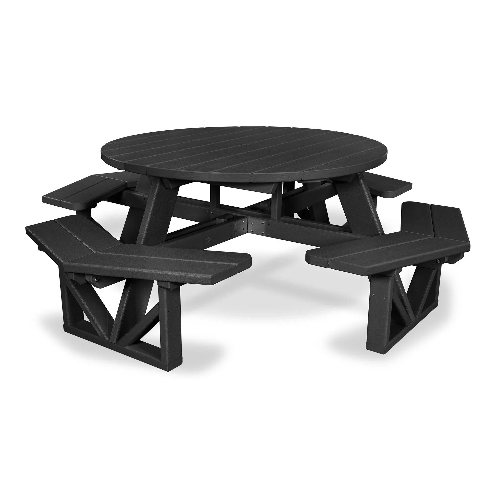 POLYWOOD Park 53" Octagon Picnic Table 1