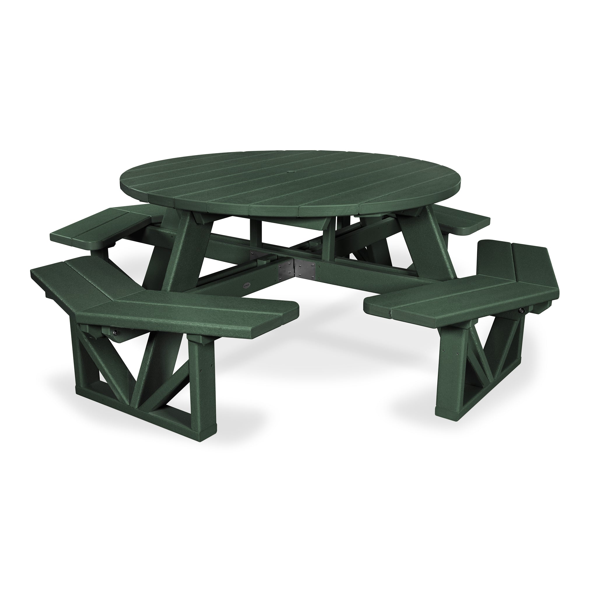 POLYWOOD Park 53" Octagon Picnic Table 3