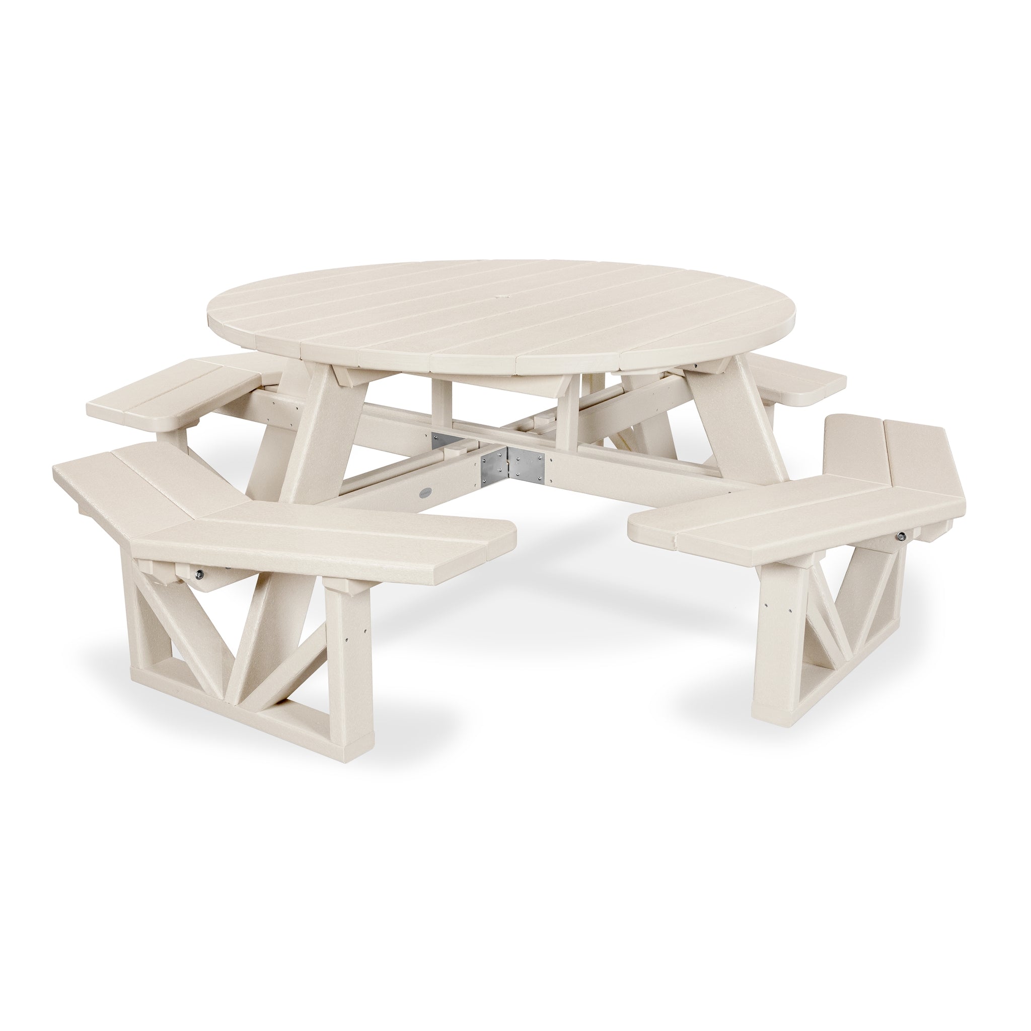 POLYWOOD Park 53" Octagon Picnic Table 7