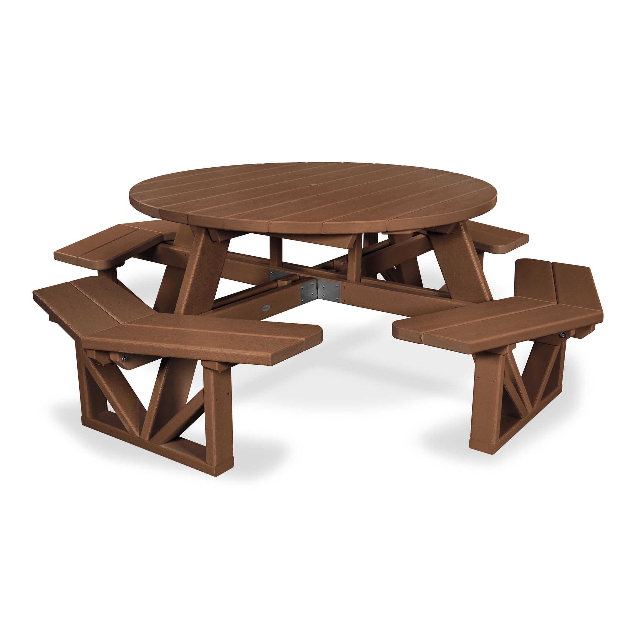 POLYWOOD Park 53" Octagon Picnic Table 5