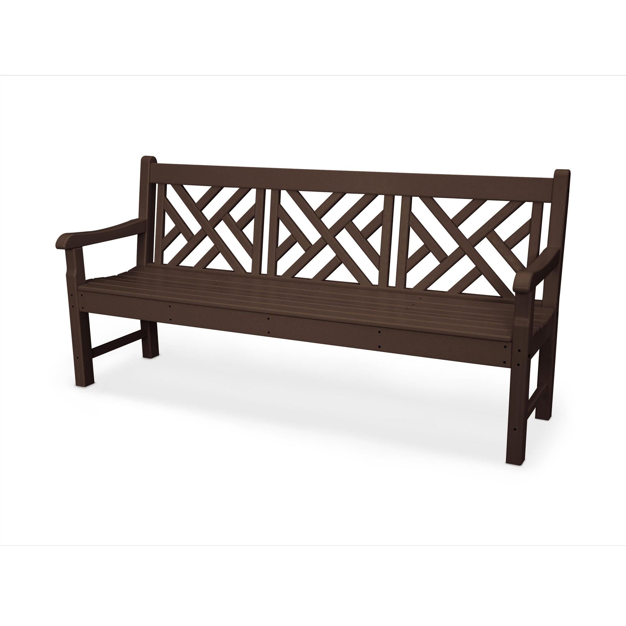 POLYWOOD Rockford 72" Chippendale Bench 4