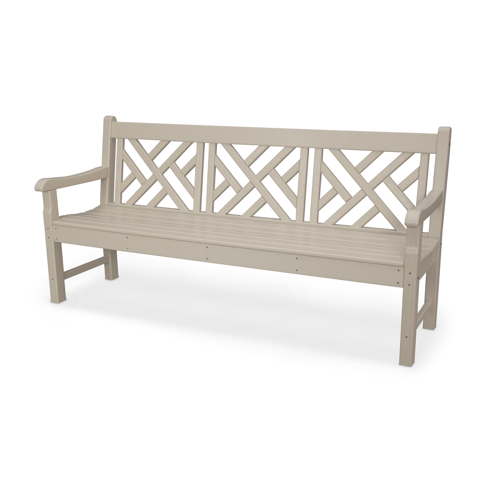 POLYWOOD Rockford 72" Chippendale Bench 7