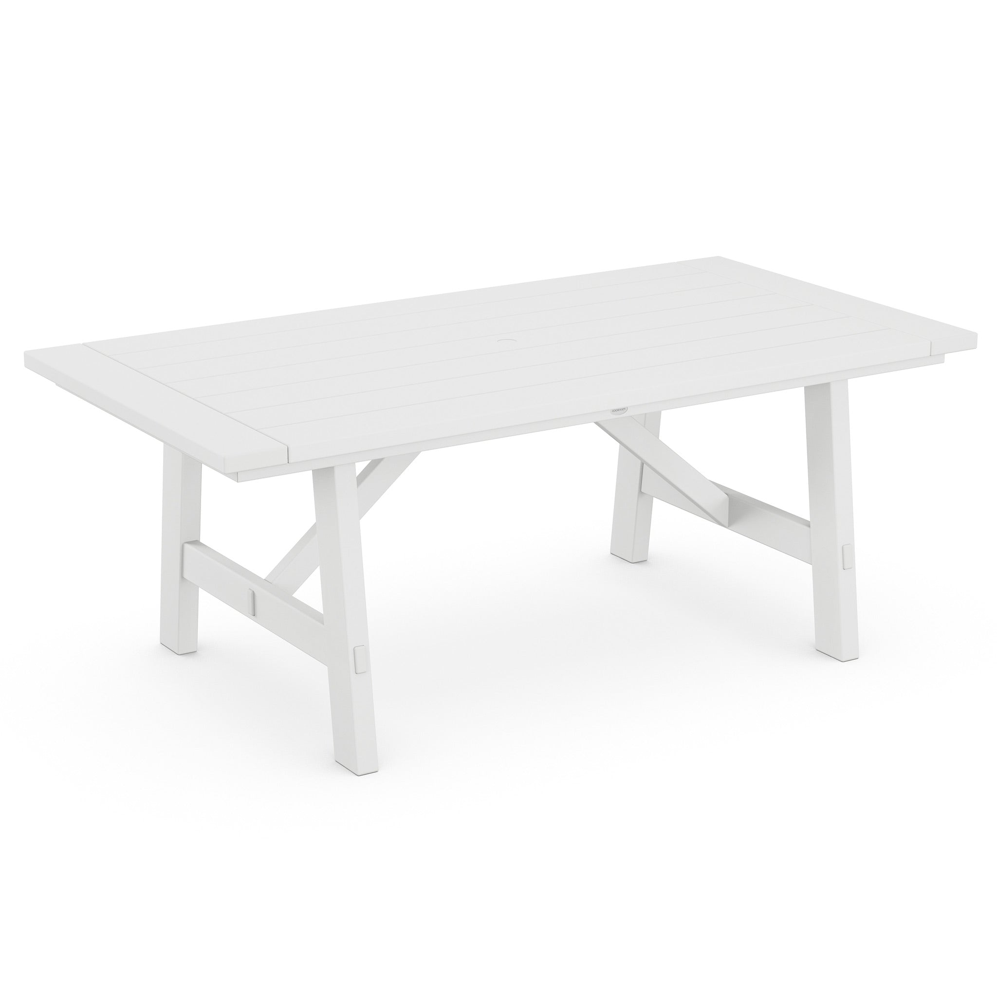 POLYWOOD Rustic Farmhouse 39" x 75" Dining Table 6