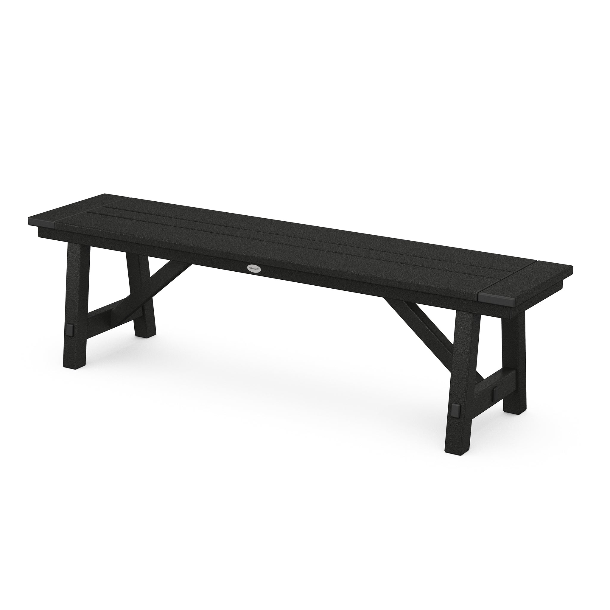 POLYWOOD Rustic Farmhouse 60" Backless Bench 1