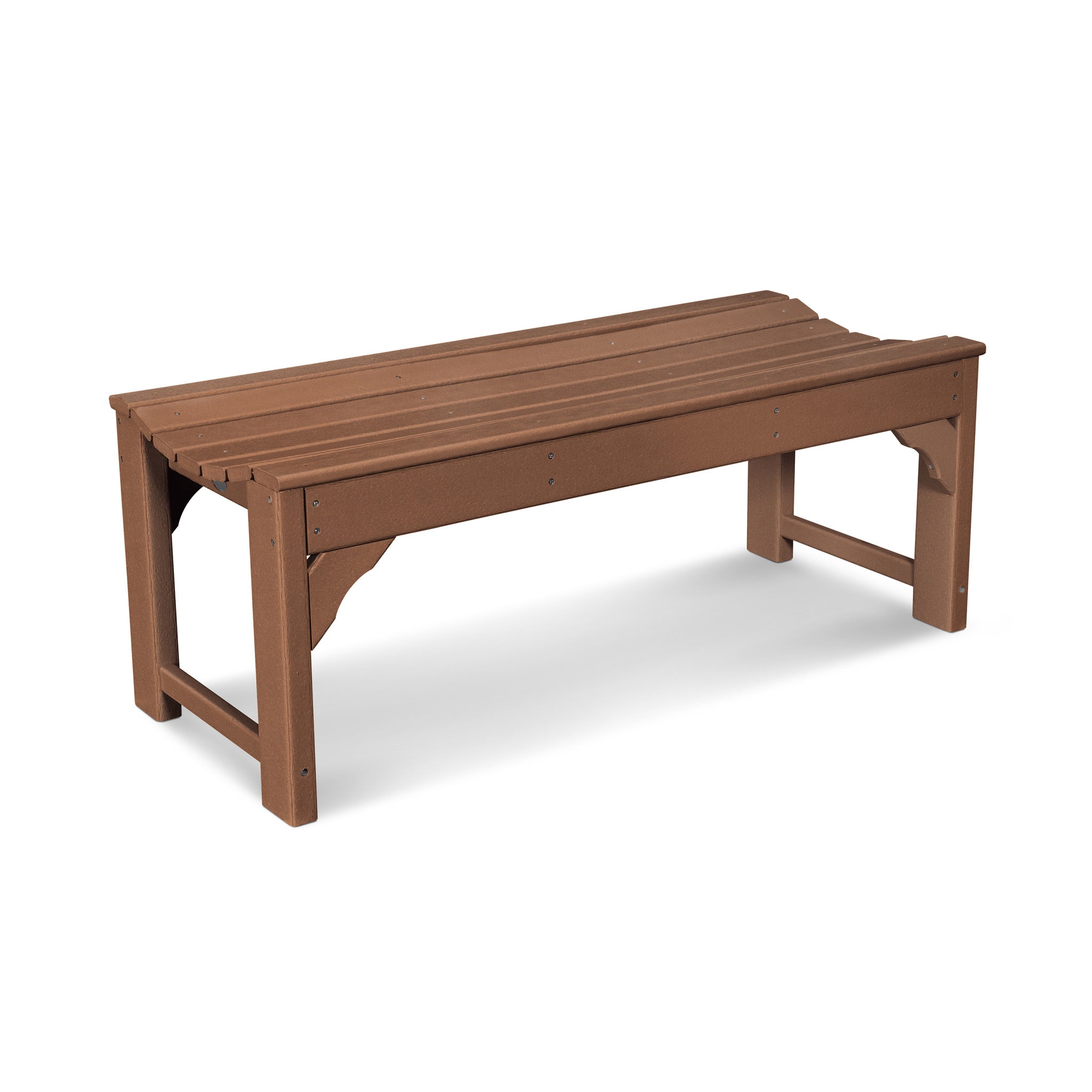 POLYWOOD Traditional Garden 48" Backless Bench 5