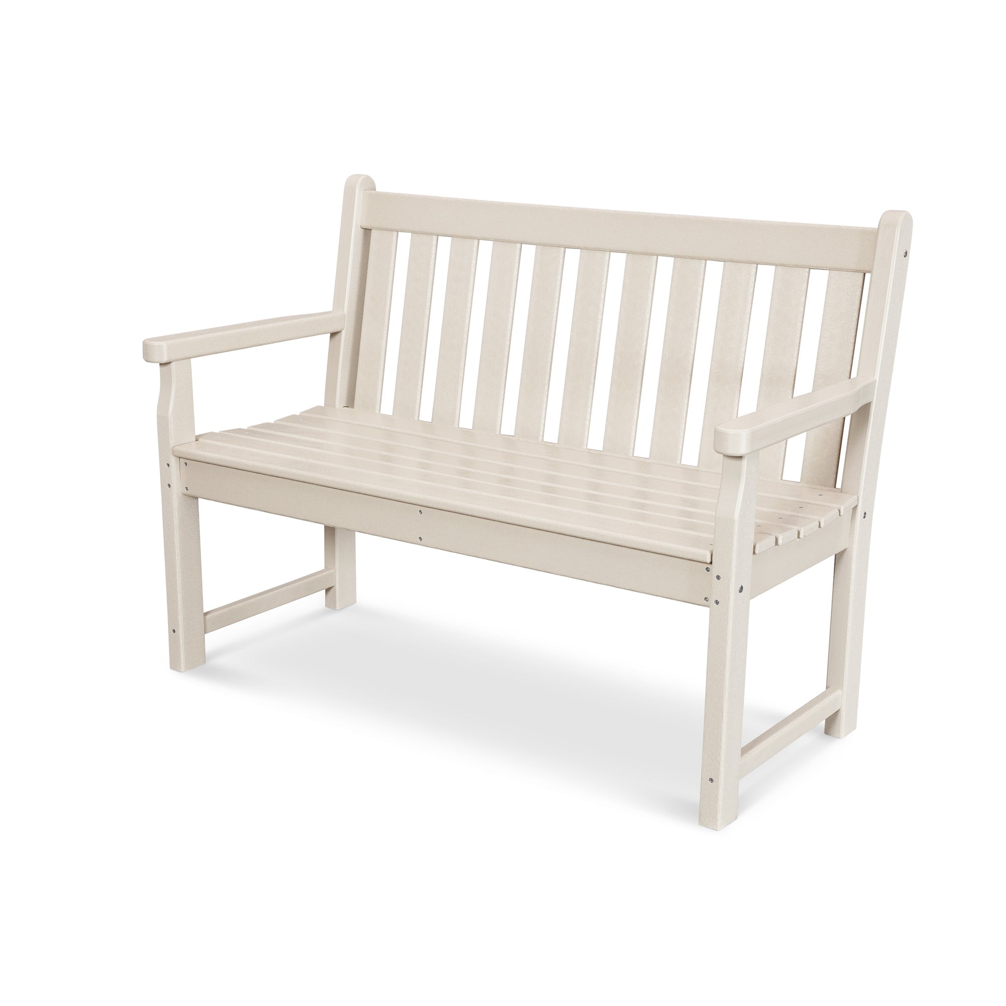 POLYWOOD Traditional Garden 48" Loveseat Bench 7