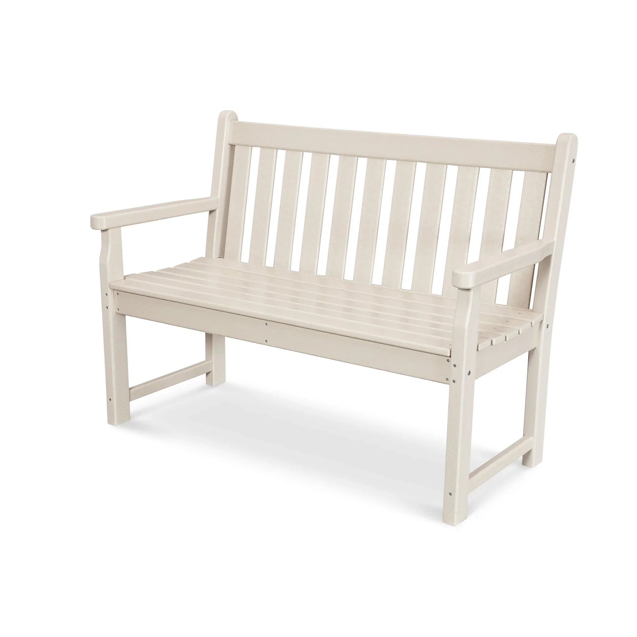 POLYWOOD Traditional Garden 48" Loveseat Bench 7