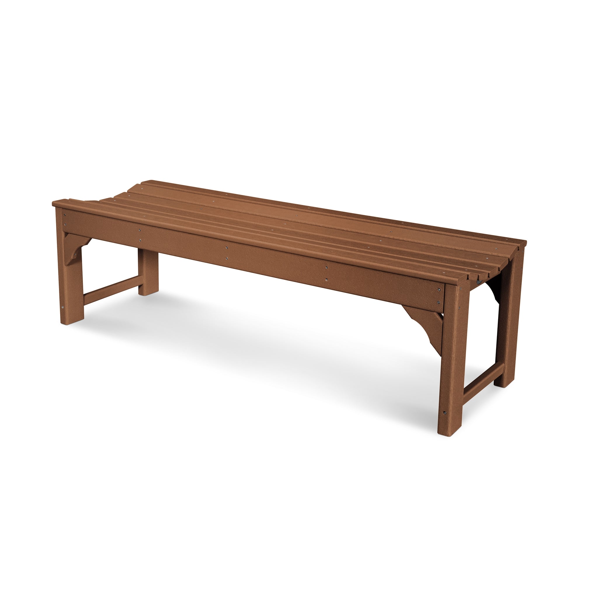 POLYWOOD Traditional Garden 60" Backless Bench 5
